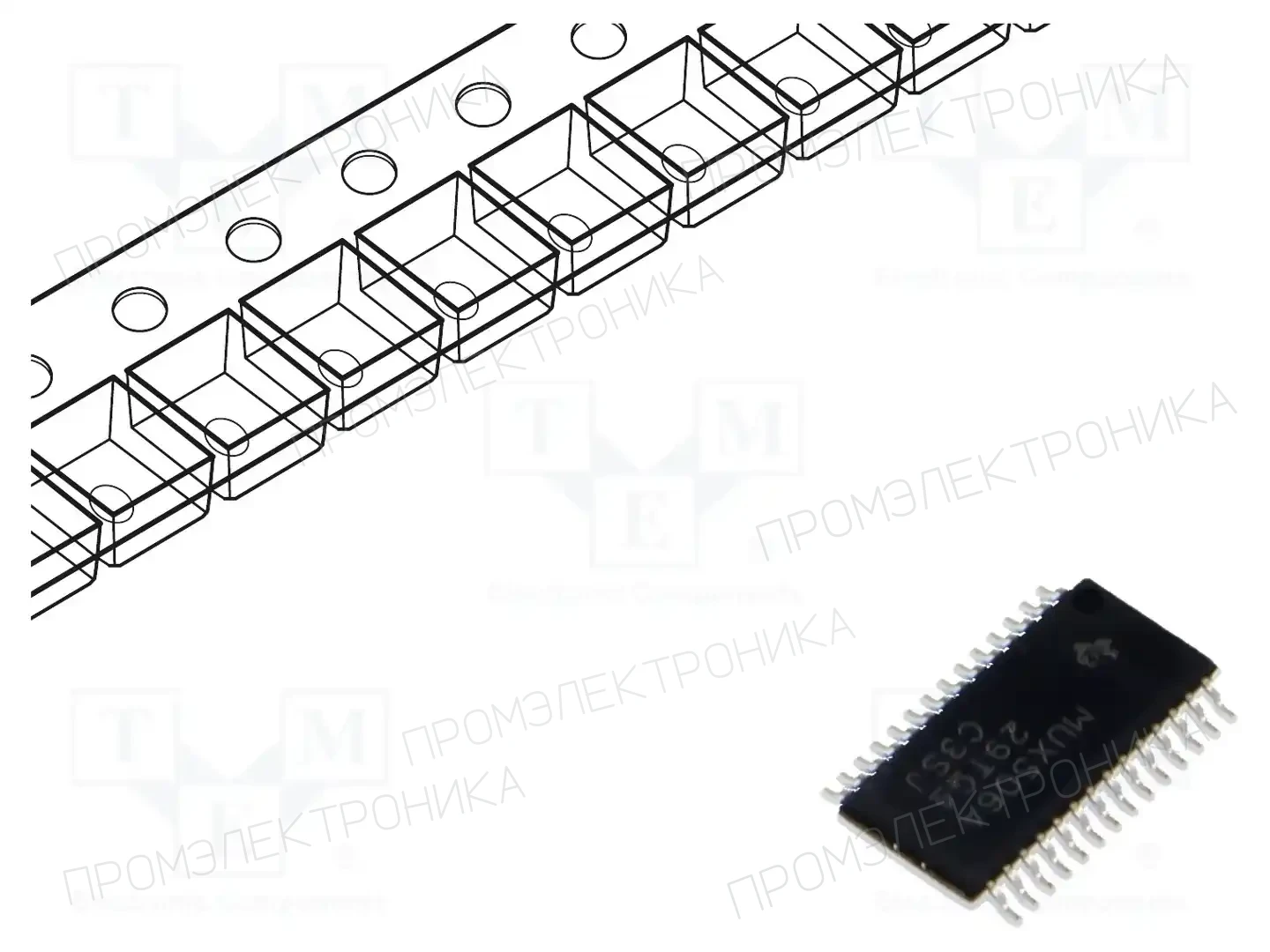 Texas Instruments MUX506IPWR — Мультиплексоры и переключатели аналог