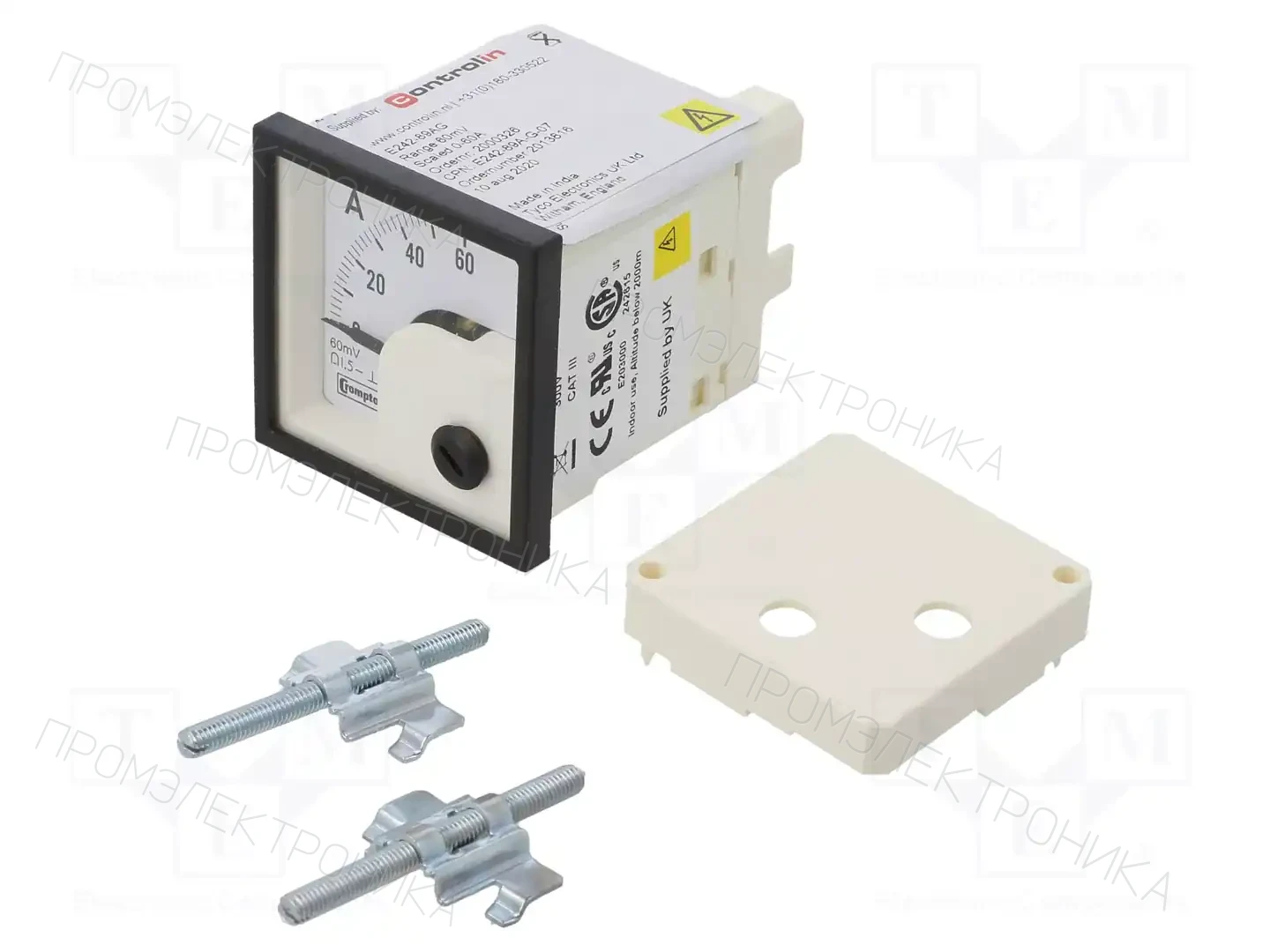CROMPTON / TE CONNECTIVITY 039-40125-0060-0-60MV-0-60A — Амперметры