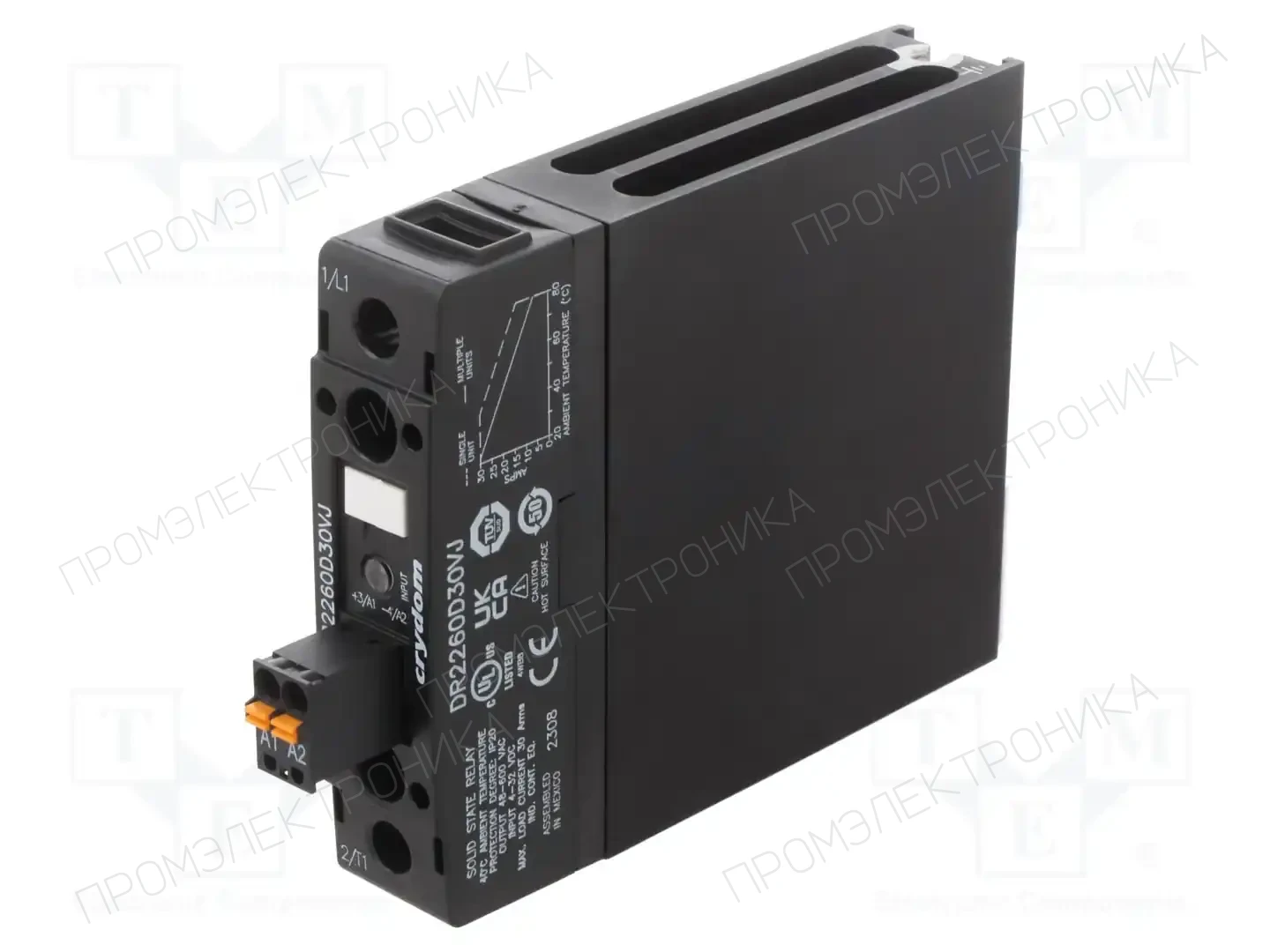 SENSATA / CRYDOM DR2260D30VJ — Реле SSR однофазные