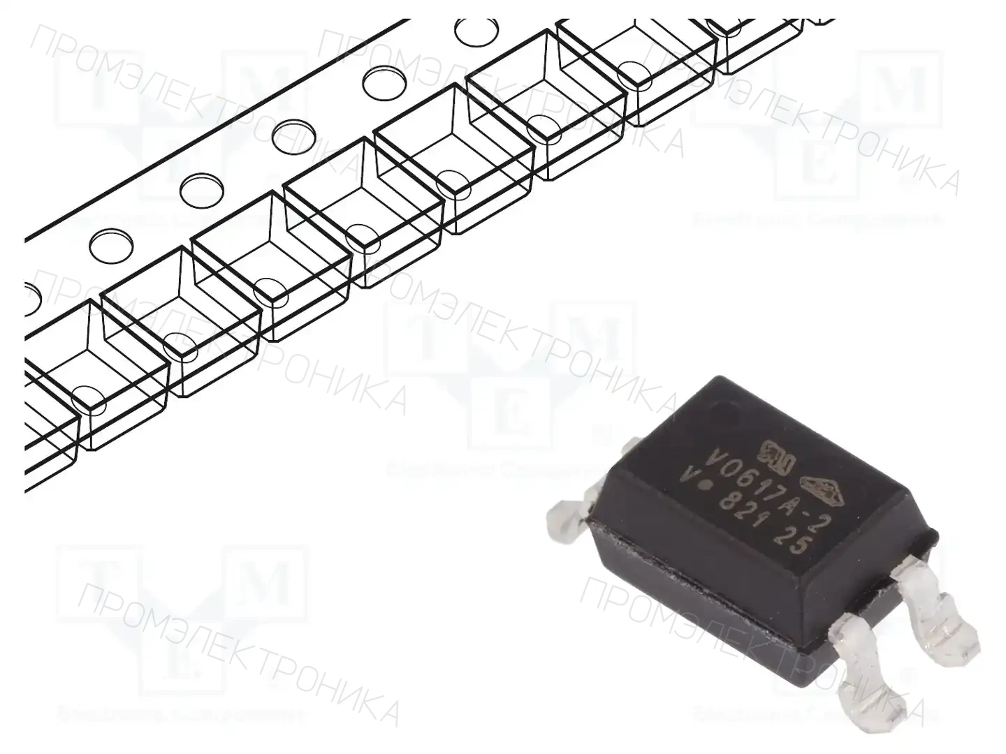 VISHAY VO617A-2X017T — Оптроны – аналоговый выход