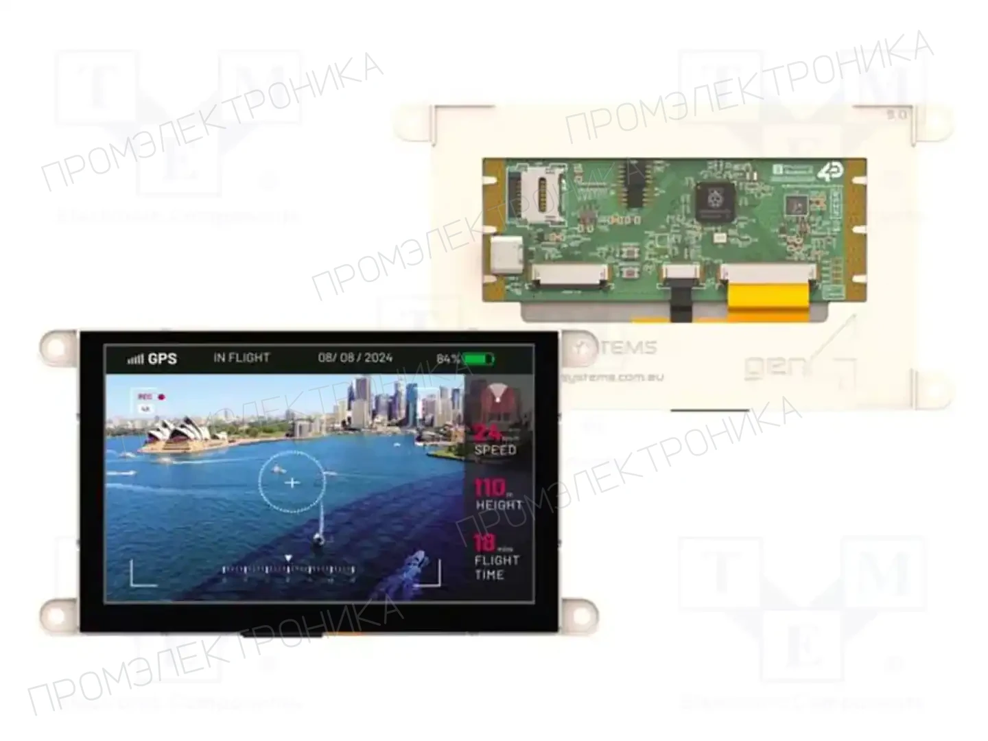 4D Systems GEN4-RP2350-50CT — Интеллигентные дисплеи