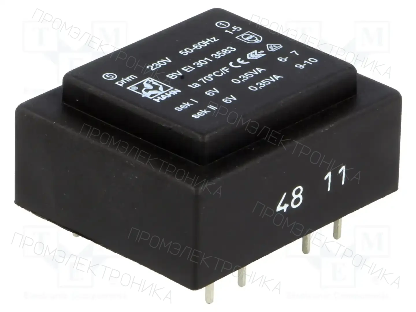 HAHN BV EI 301 3583 — Трансформаторы PCB