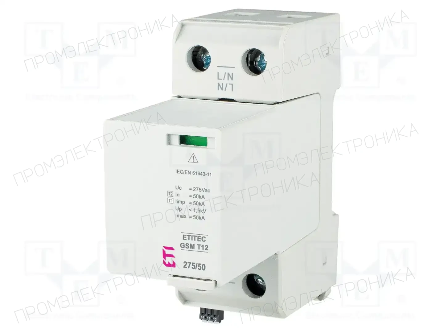 ETI POLAM ETITEC GSM T12 275/50 1+0 — Ограничители перенапряжения