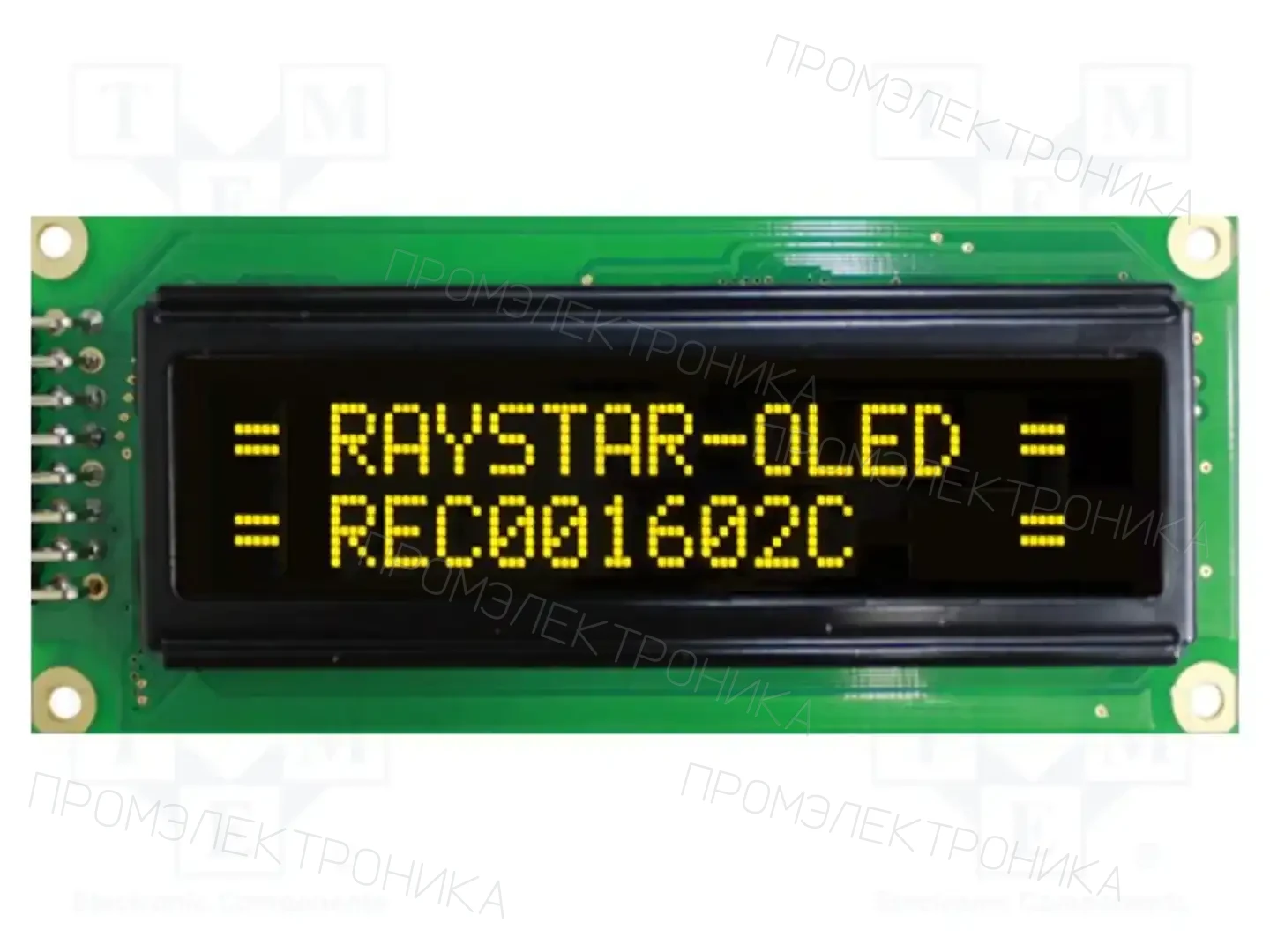 RAYSTAR OPTRONICS REC001602CYPP5N00100 — Дисплеи OLED буквенно-цифровые