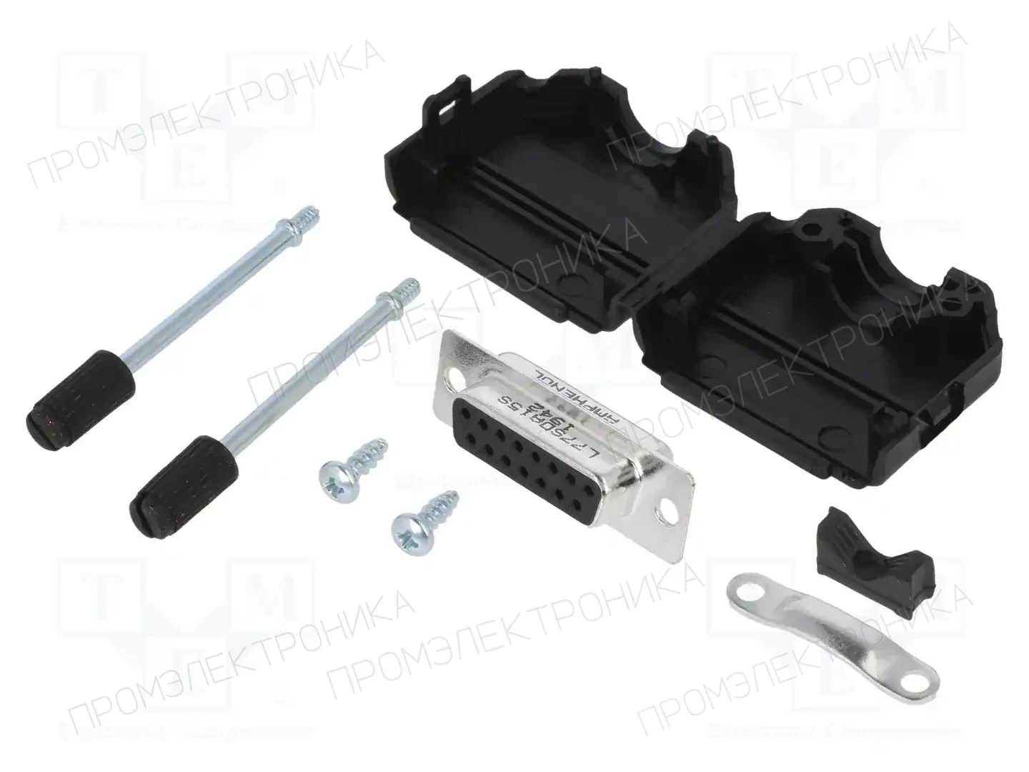 AMPHENOL COMMUNICATIONS SOLUTIONS L17DPPK15-BK+L77SDA15S — Комплектные штекеры D-Sub
