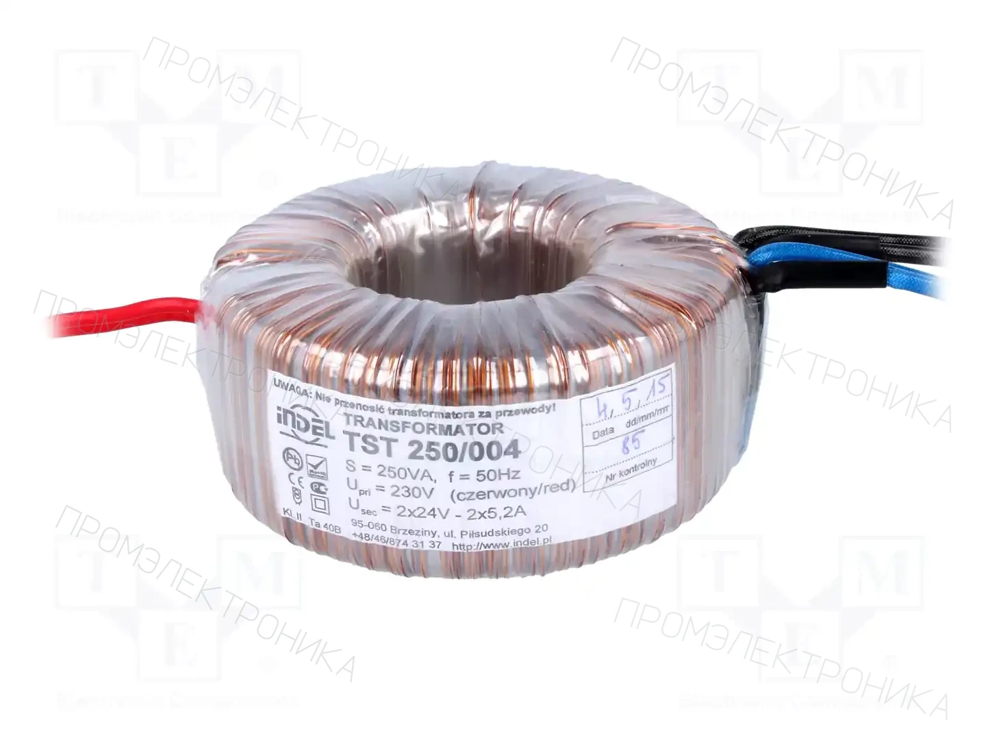 INDEL TST 250/004 — Трансформаторы тороидальные