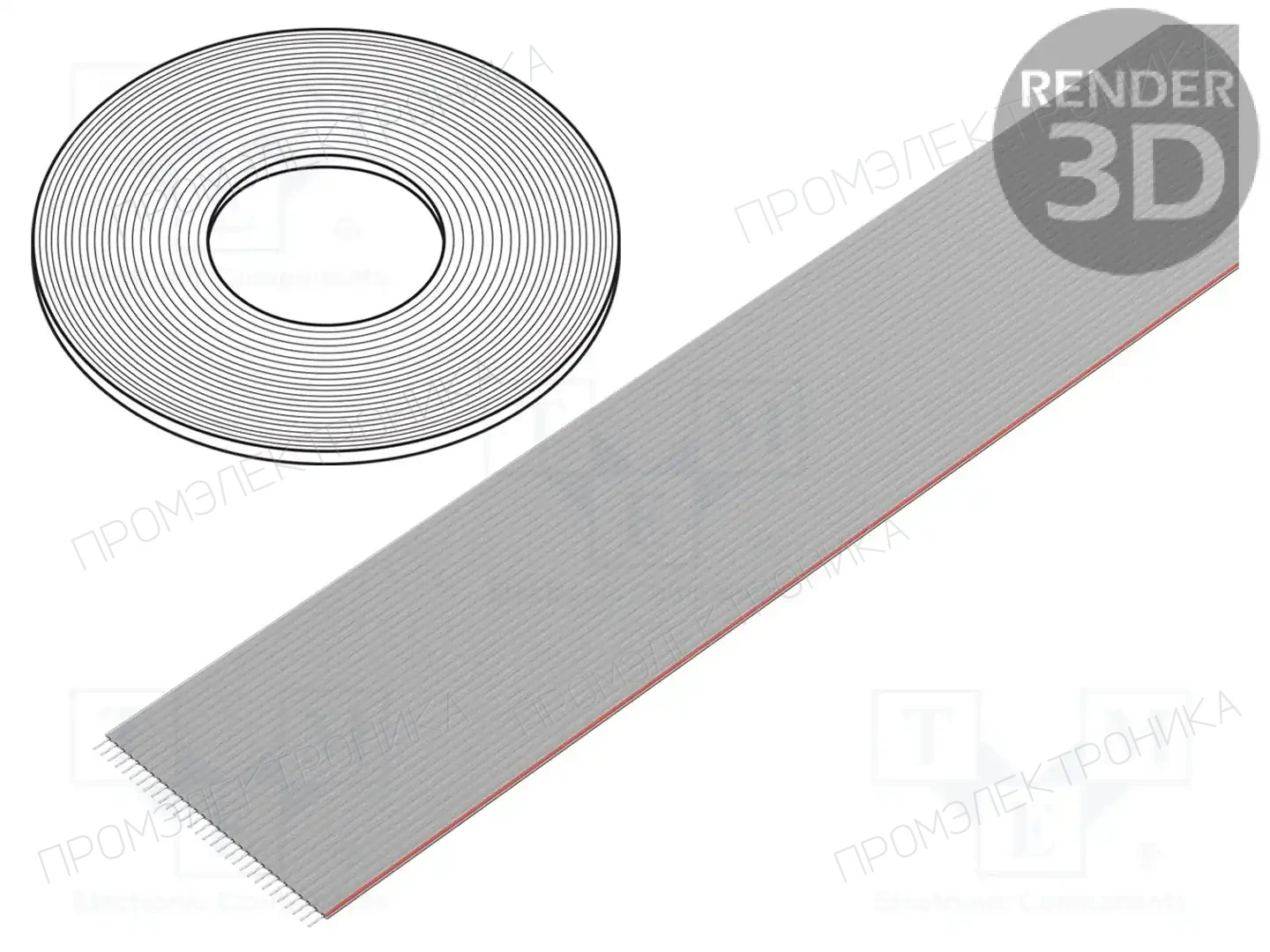 HARTING 09180307004 — Провода ленточные одноцветные