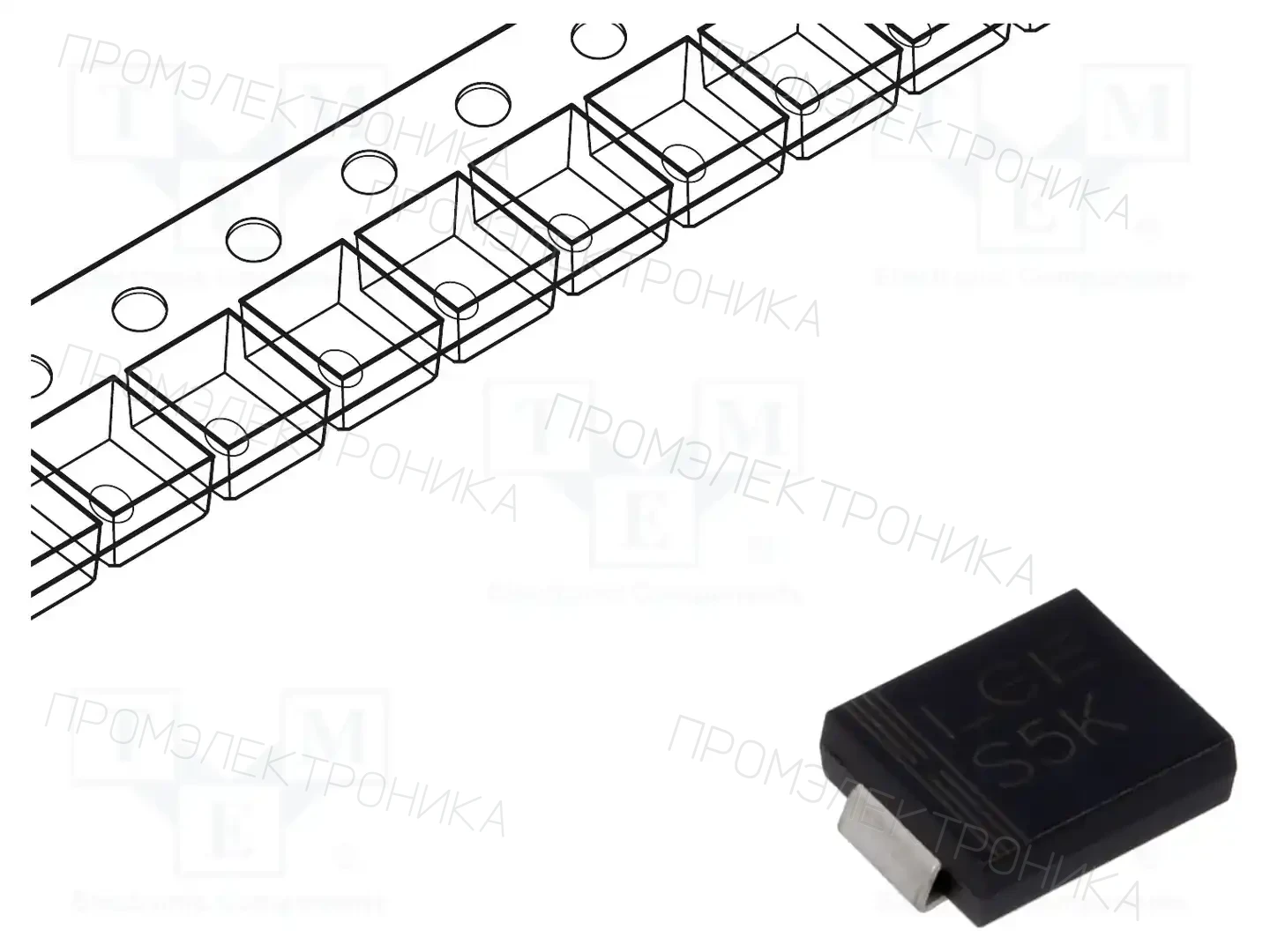 LUGUANG ELECTRONIC S5K — Универсальные диоды SMD