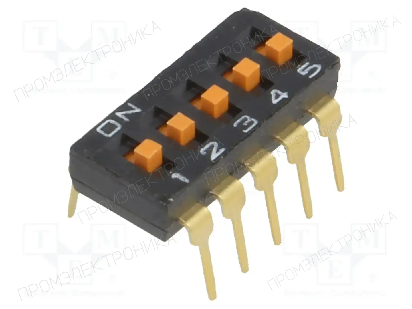 OMRON Electronic Components A6T-5104 — Переключатели типа Dip-Switch
