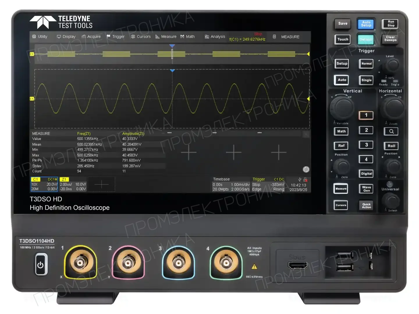 TELEDYNE LECROY T3DSO1104HD — Осциллоскопы цифровые