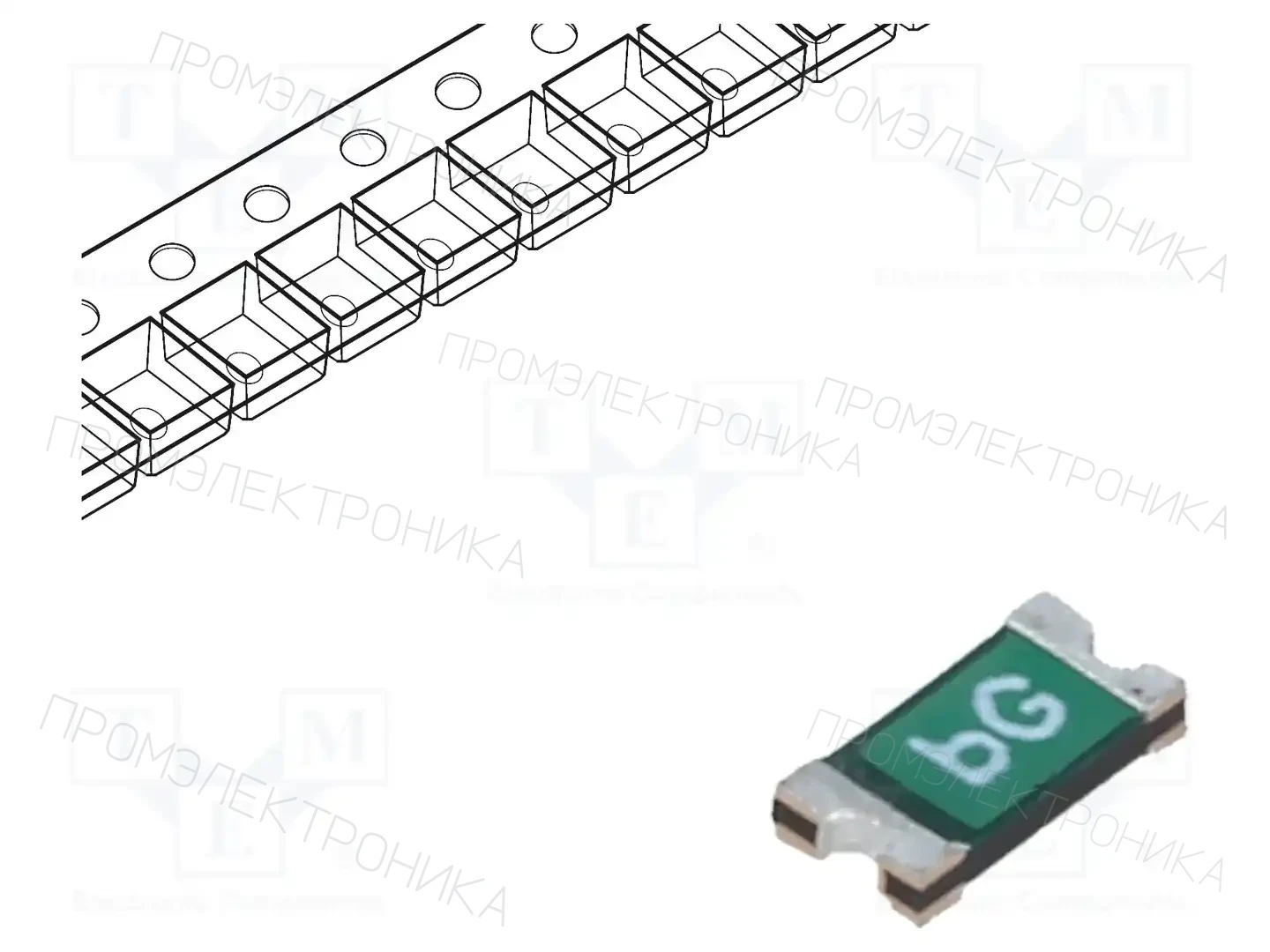 BEL FUSE 0ZCJ0025FF2E — Предохранители полимерные SMD