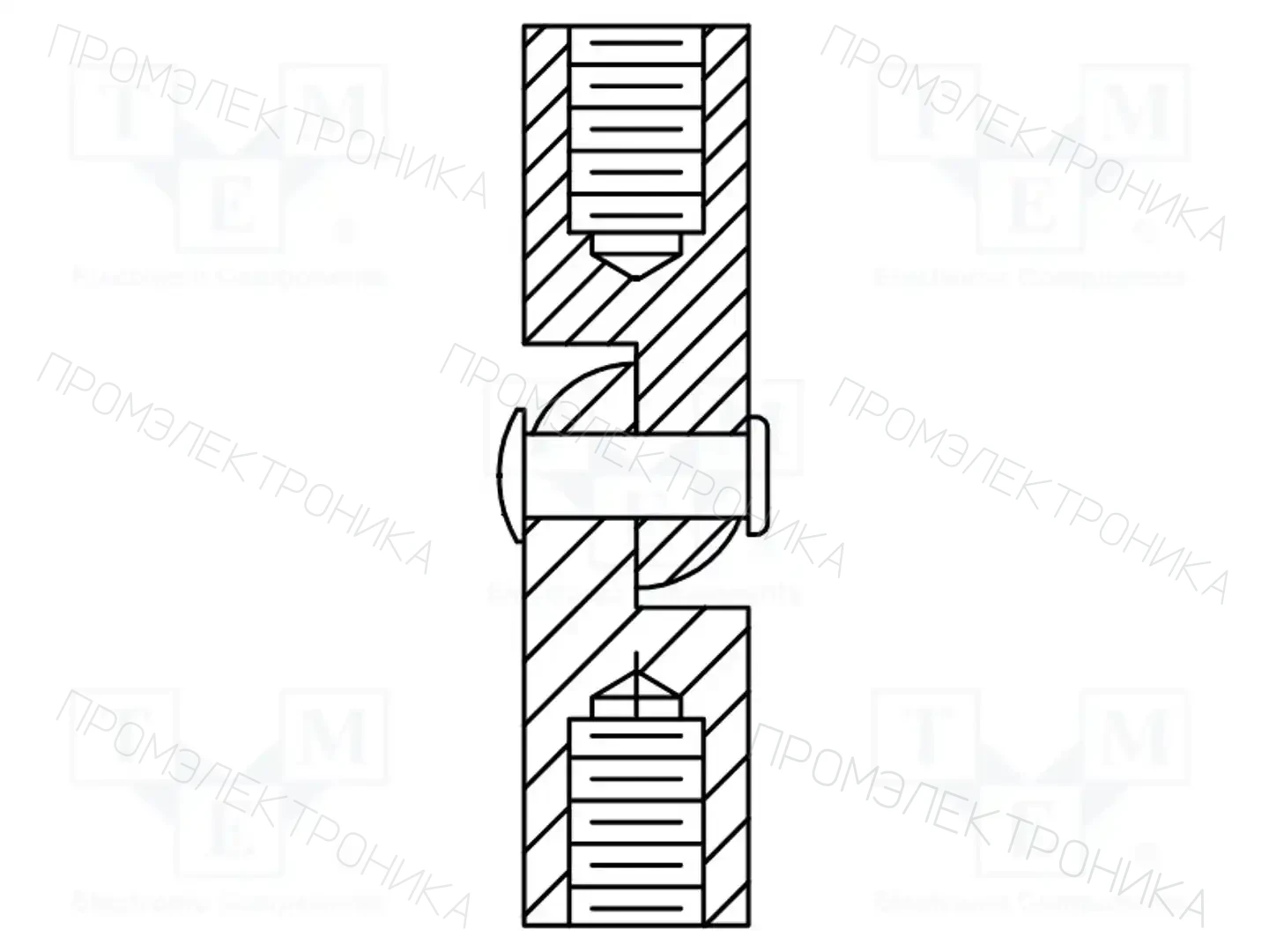 KEYSTONE 351 — Элементы дистанционные металлические