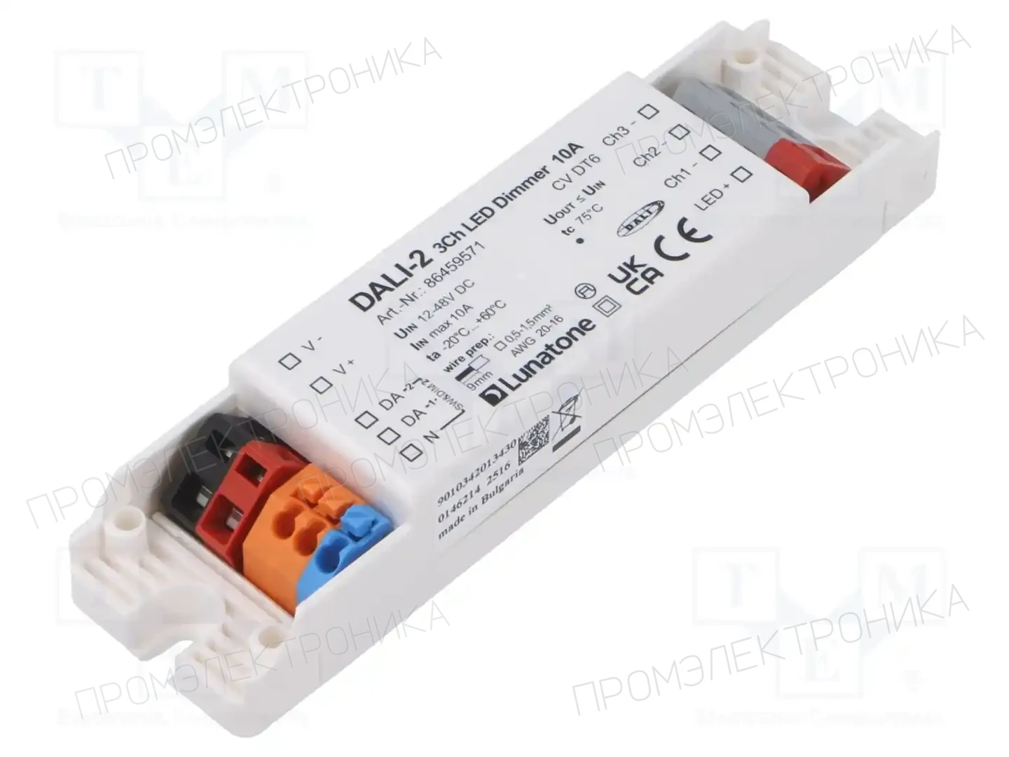 Lunatone DALI 3CH LED DIMMER 10A — Блоки питания для LED