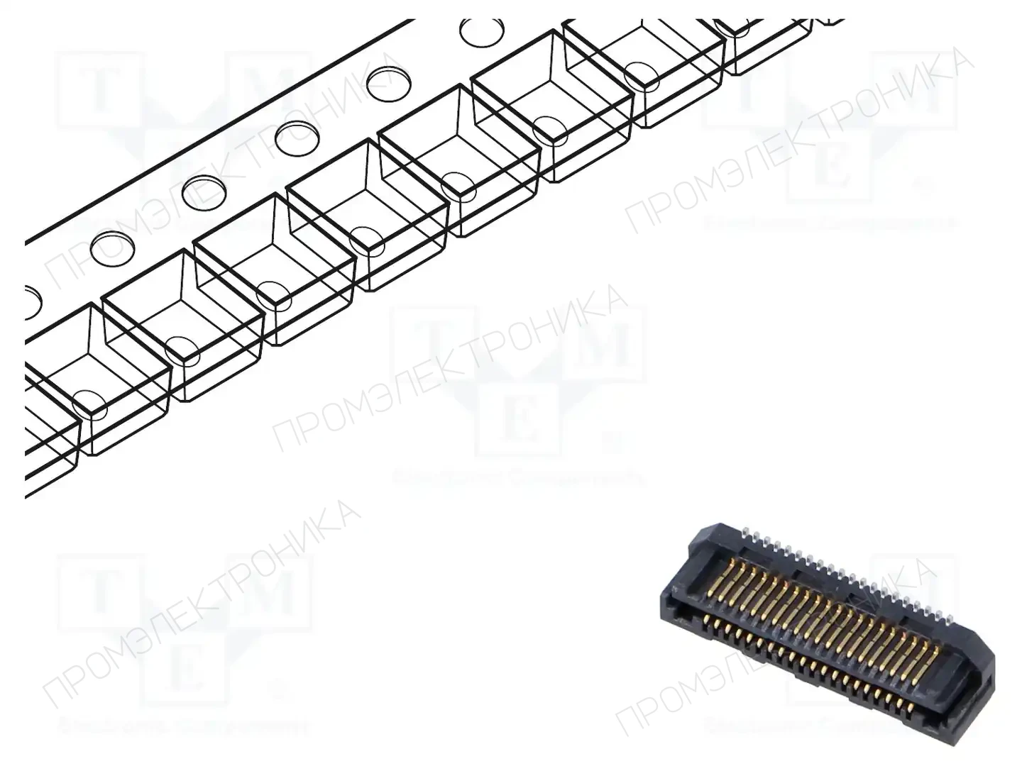 SAMTEC LSS-120-01-L-DV-A-K-TR — Разъeмы пластина - пластина