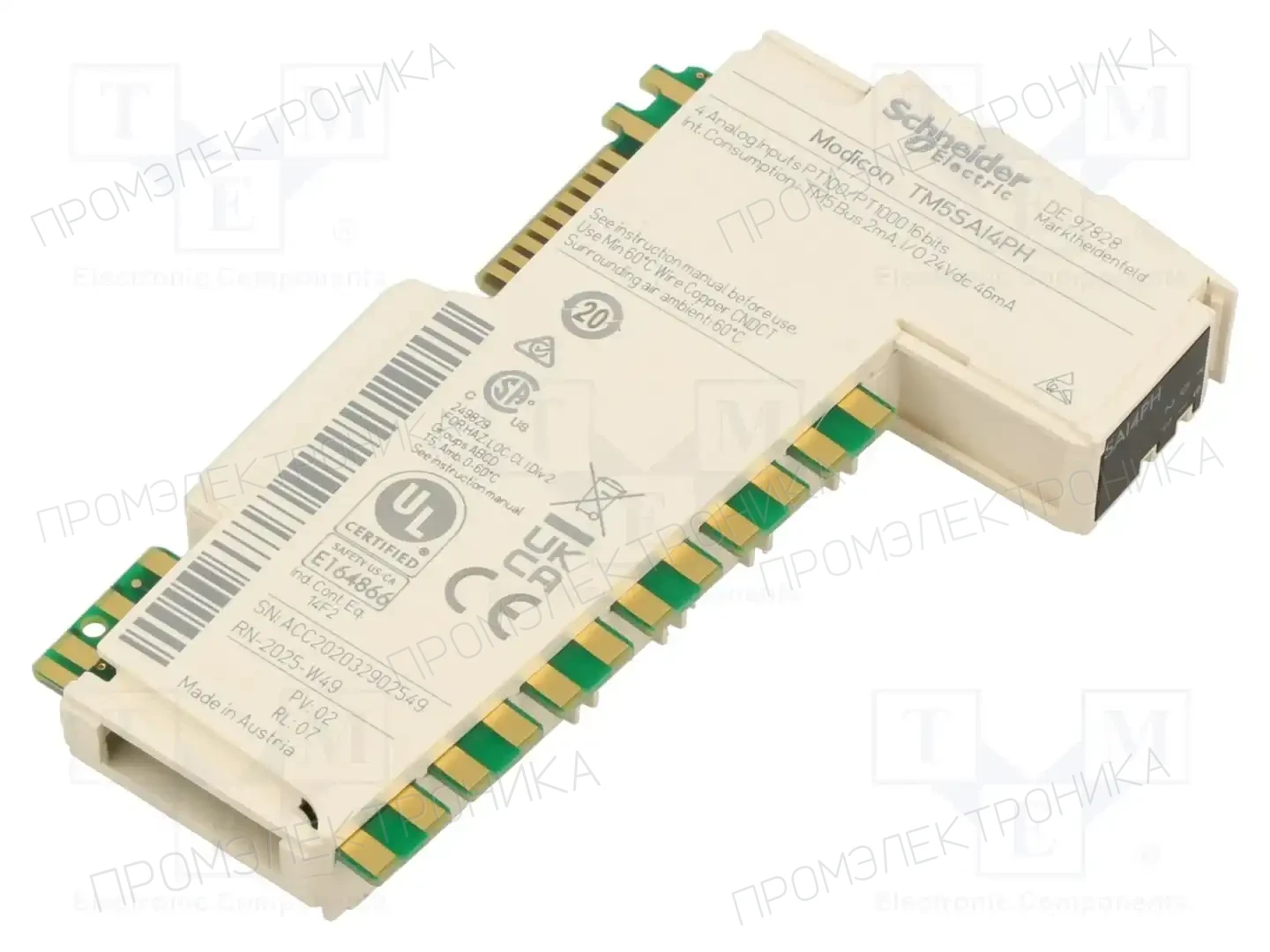 SCHNEIDER ELECTRIC TM5SAI4PH — Системы и модули ввода/вывода (I/O)