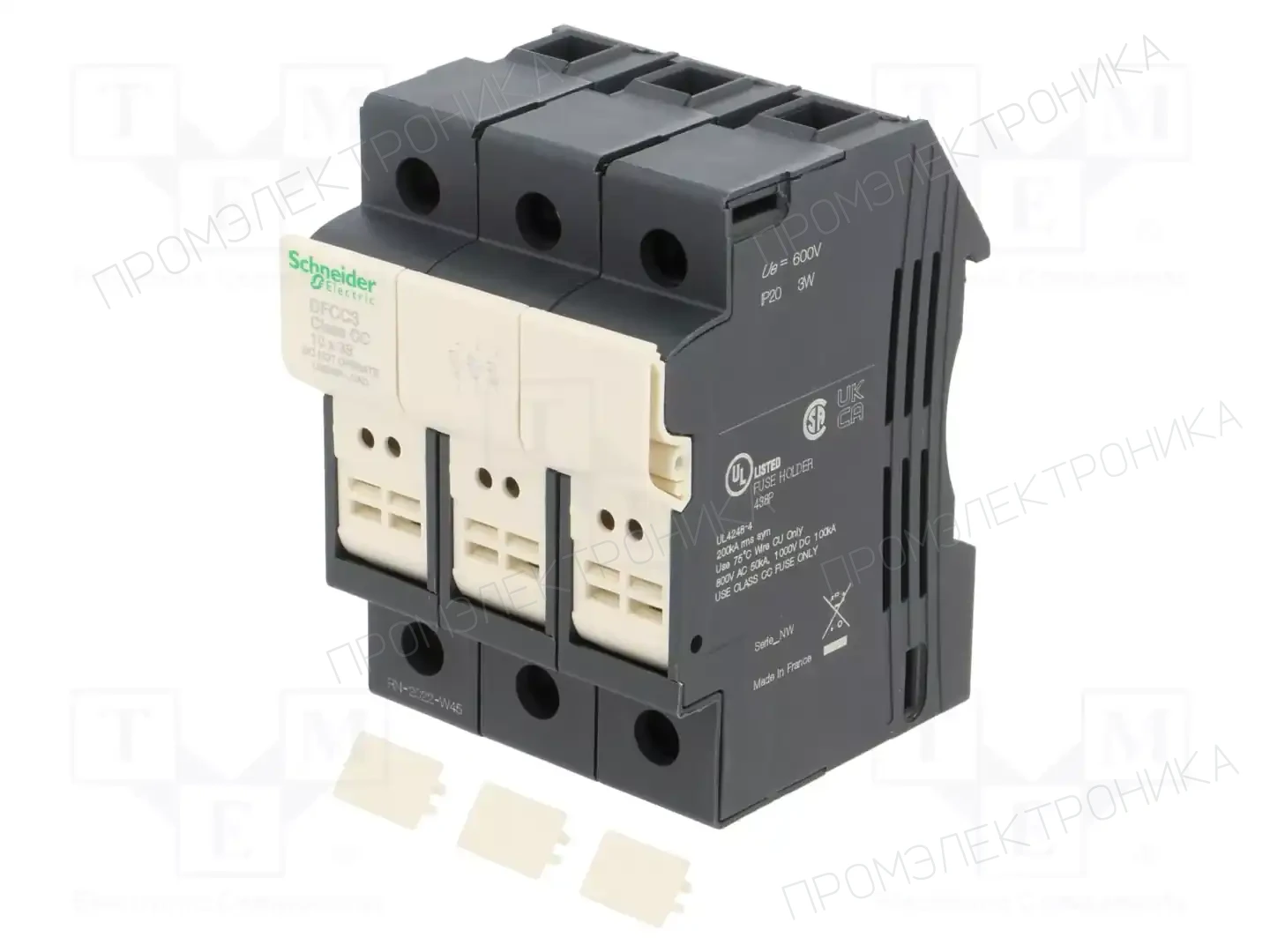 SCHNEIDER ELECTRIC DFCC3 — Гнезда предохранительные на DIN-рейку