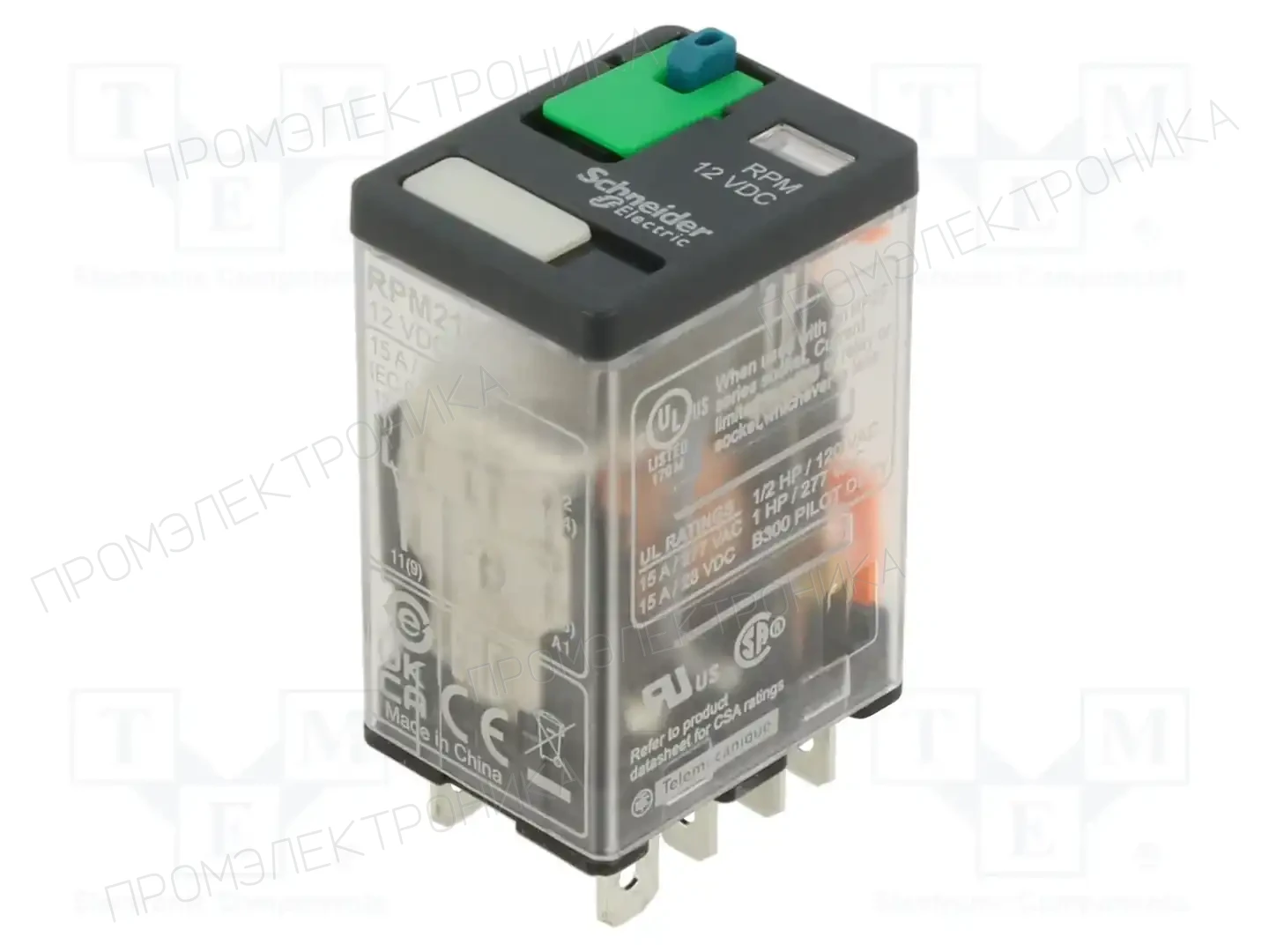 SCHNEIDER ELECTRIC RPM21JD — Реле электромагн. промышленные