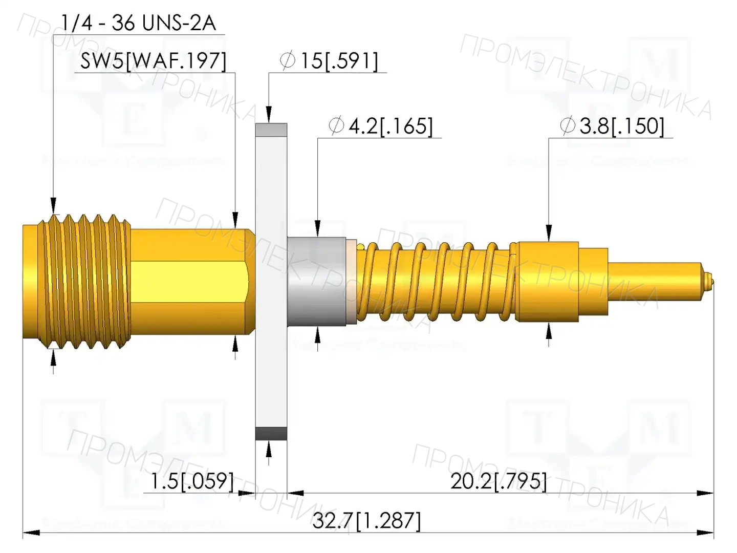 INGUN HFS-336 305 030 A 6042 KSC-F — Измерительные щупы