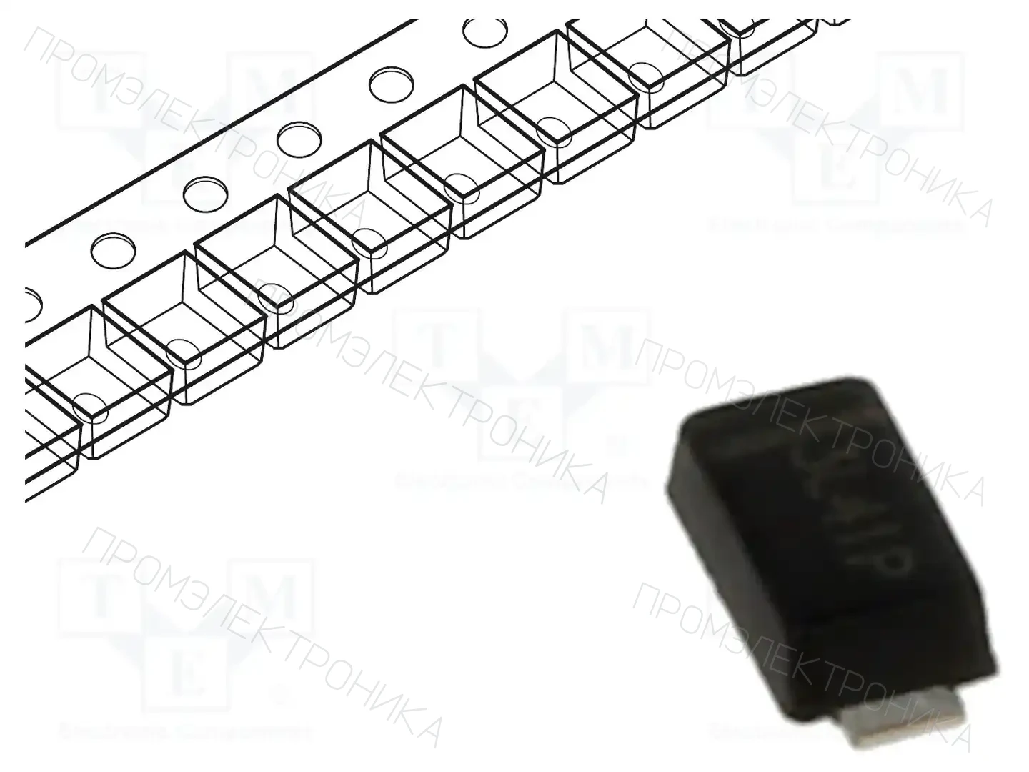 FAGOR FRS1JW TRTB — Универсальные диоды SMD