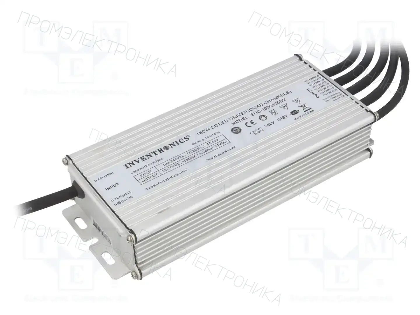 INVENTRONICS EUC-160Q105DV — Блоки питания для LED