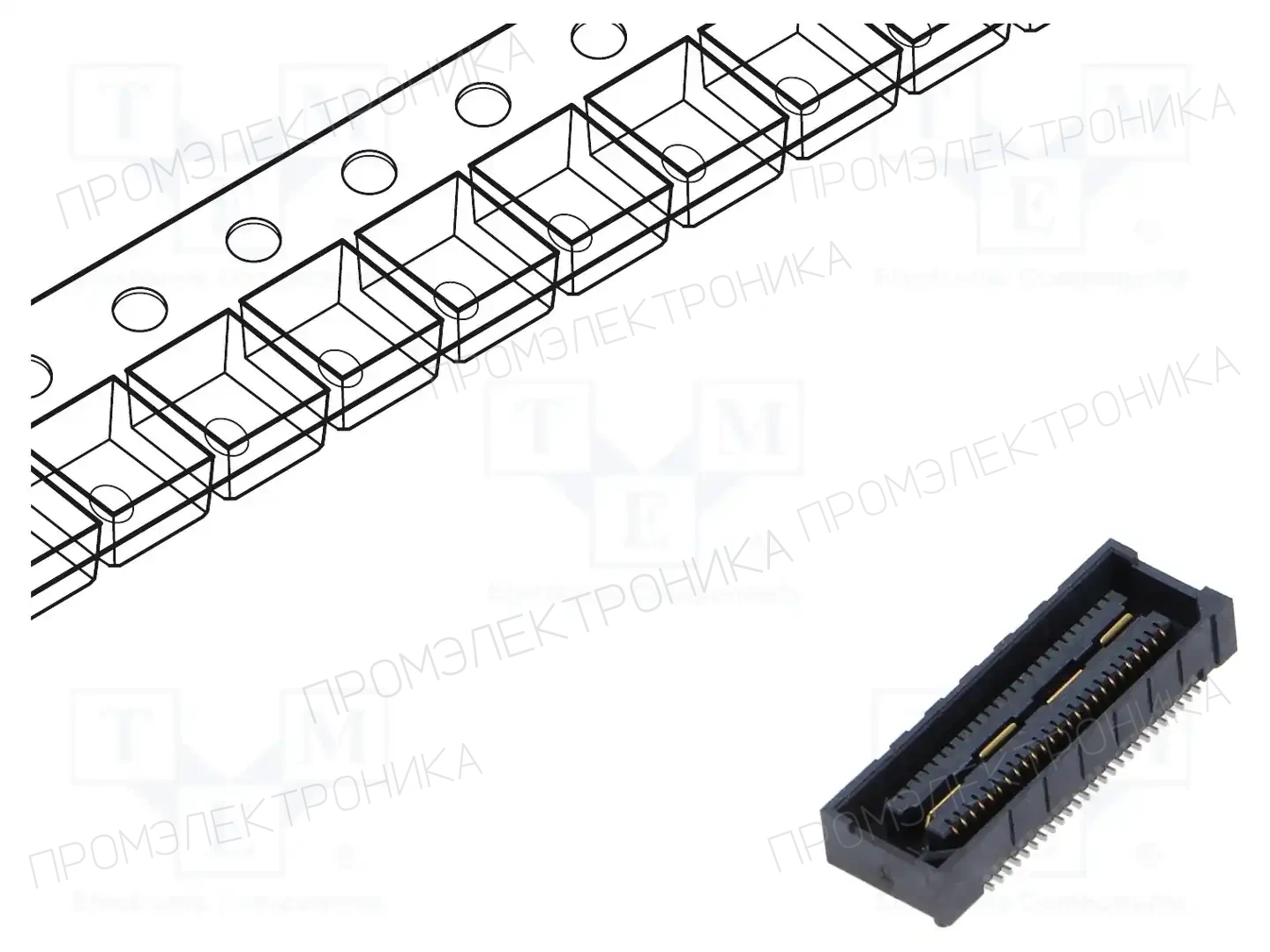 SAMTEC QSS-025-01-L-D-A-K-TR — Разъeмы пластина - пластина
