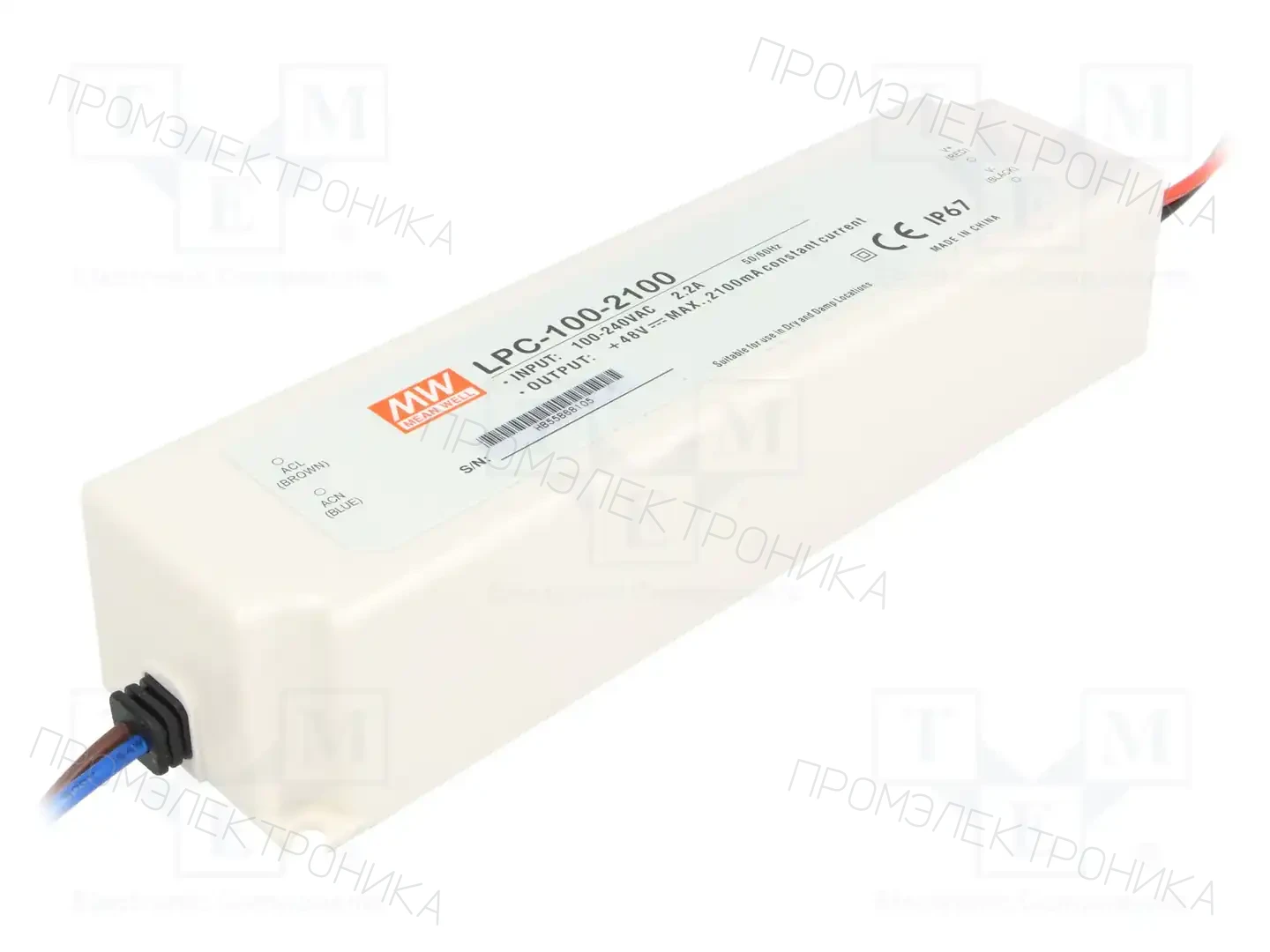 MEAN WELL LPC-100-2100 — Блоки питания для LED