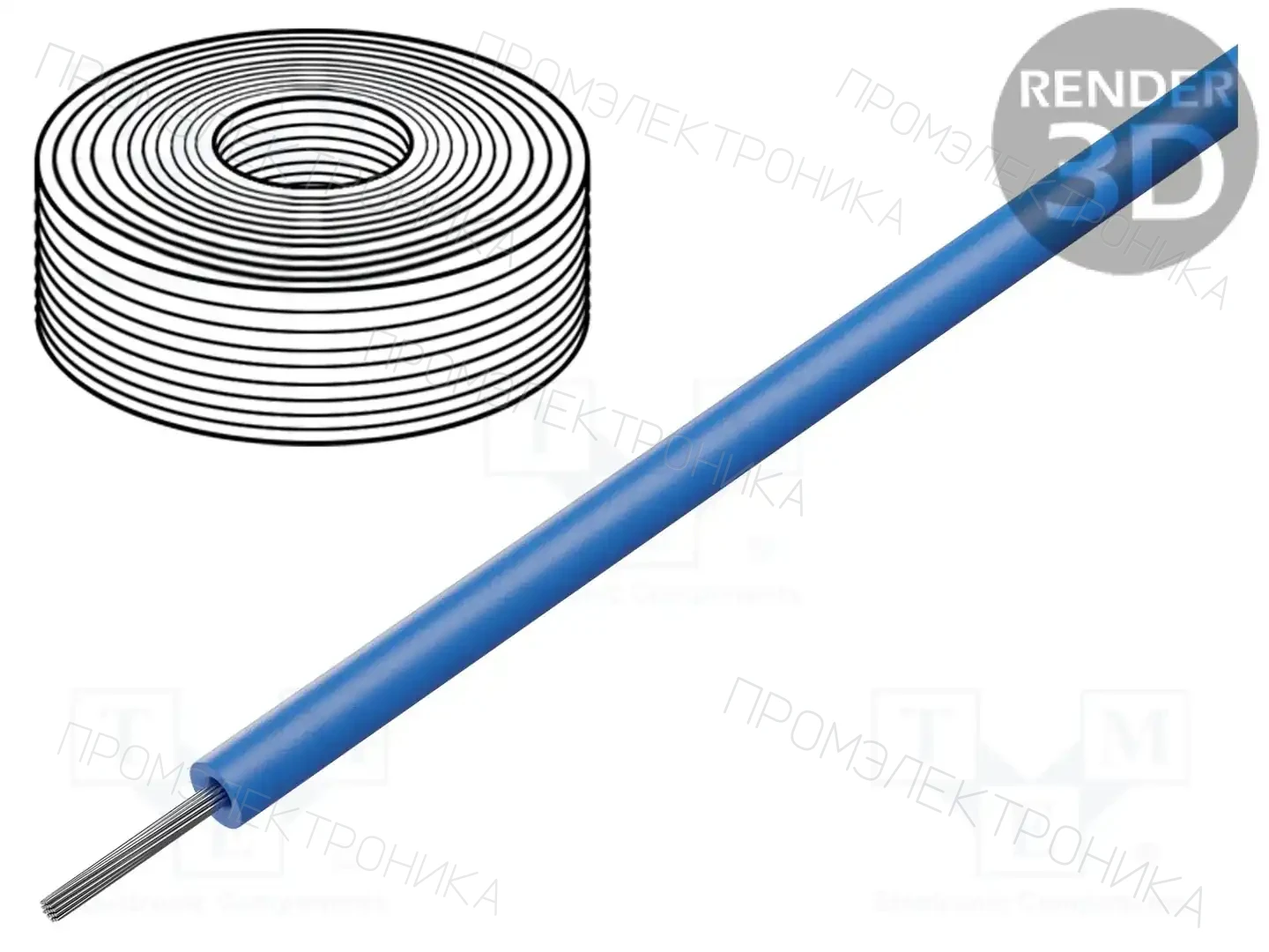 MUELLER ELECTRIC WI-M-10-25-6 — Провода силиконовые одножильные
