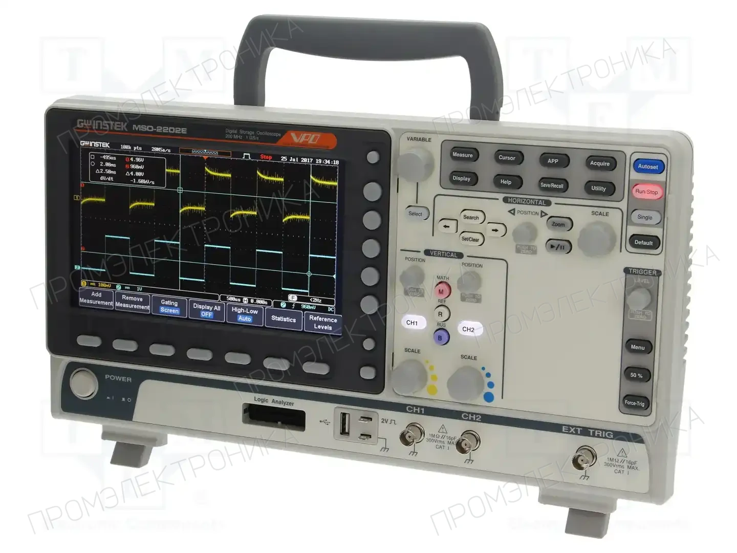 GW INSTEK MSO-2202E — Осциллоскопы цифровые