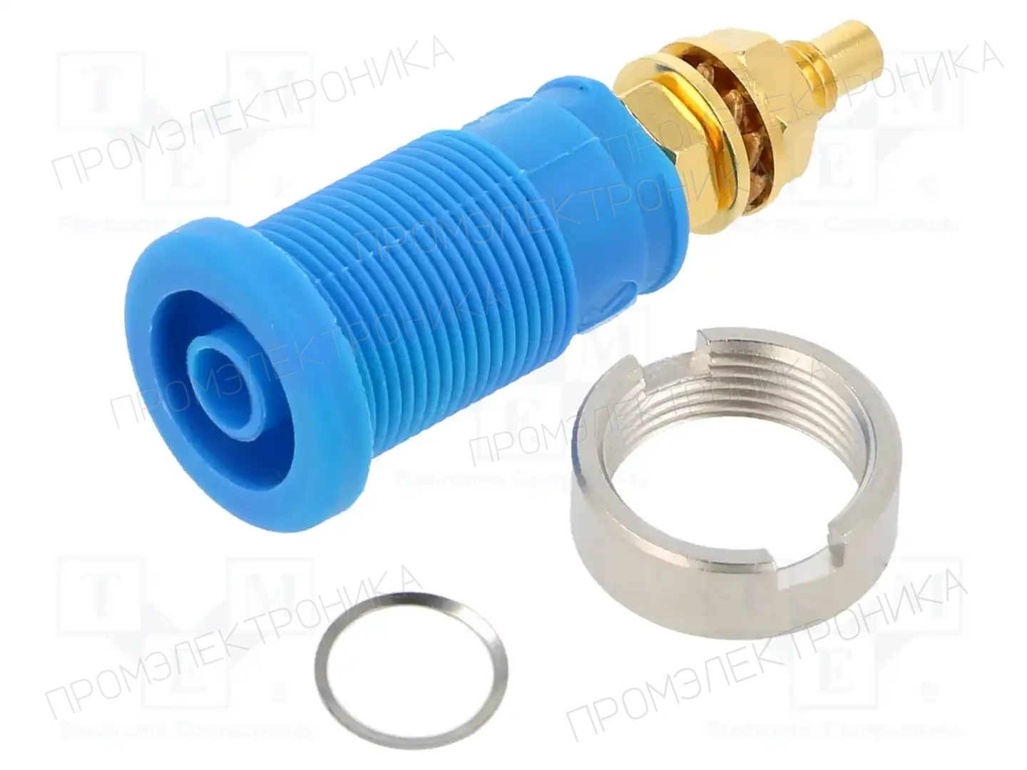 HIRSCHMANN T&M SEB 2600 G M4 BL — Гнезда банановые 4мм