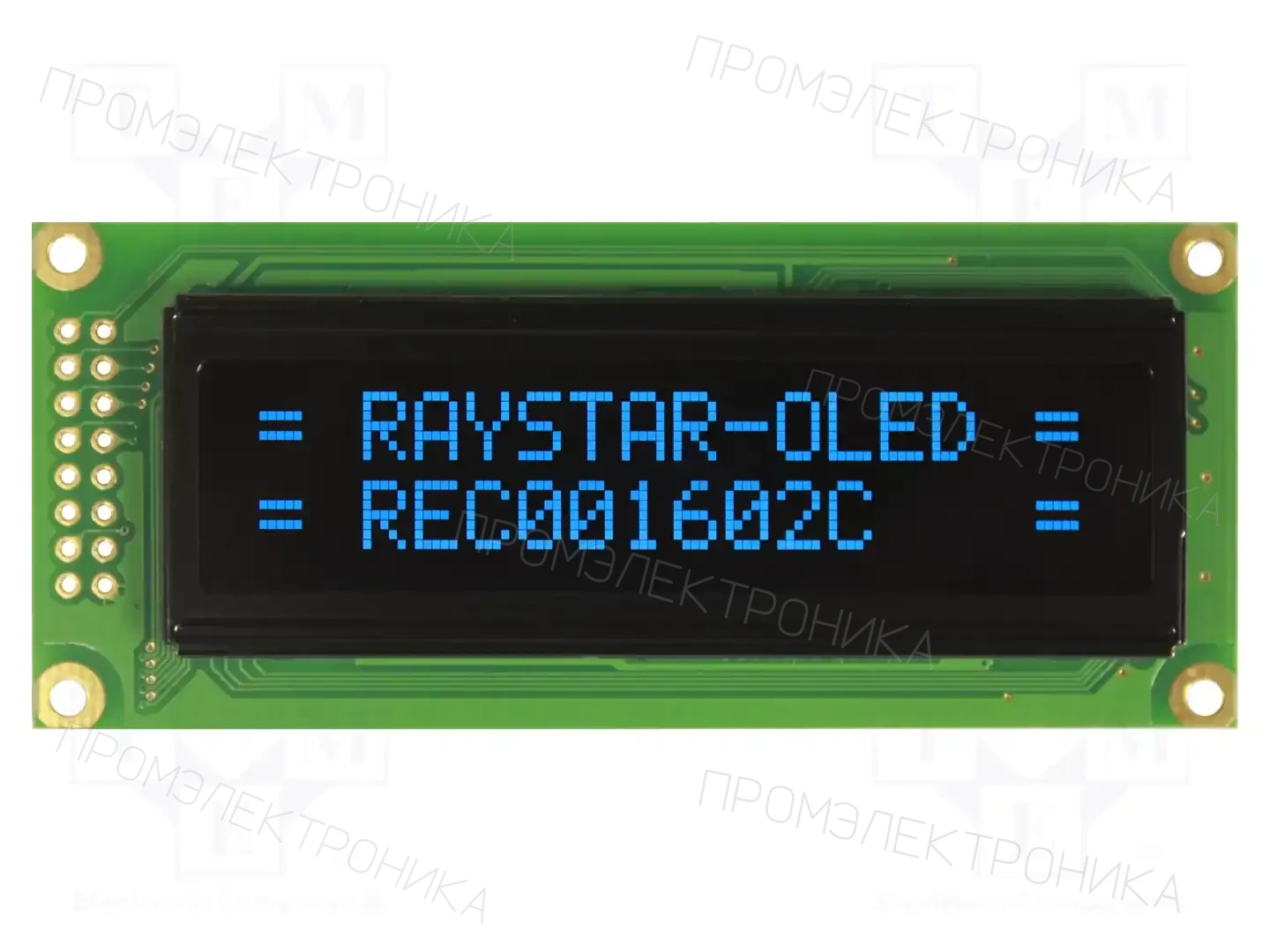 RAYSTAR OPTRONICS REC001602CBPP5N00100 — Дисплеи OLED буквенно-цифровые