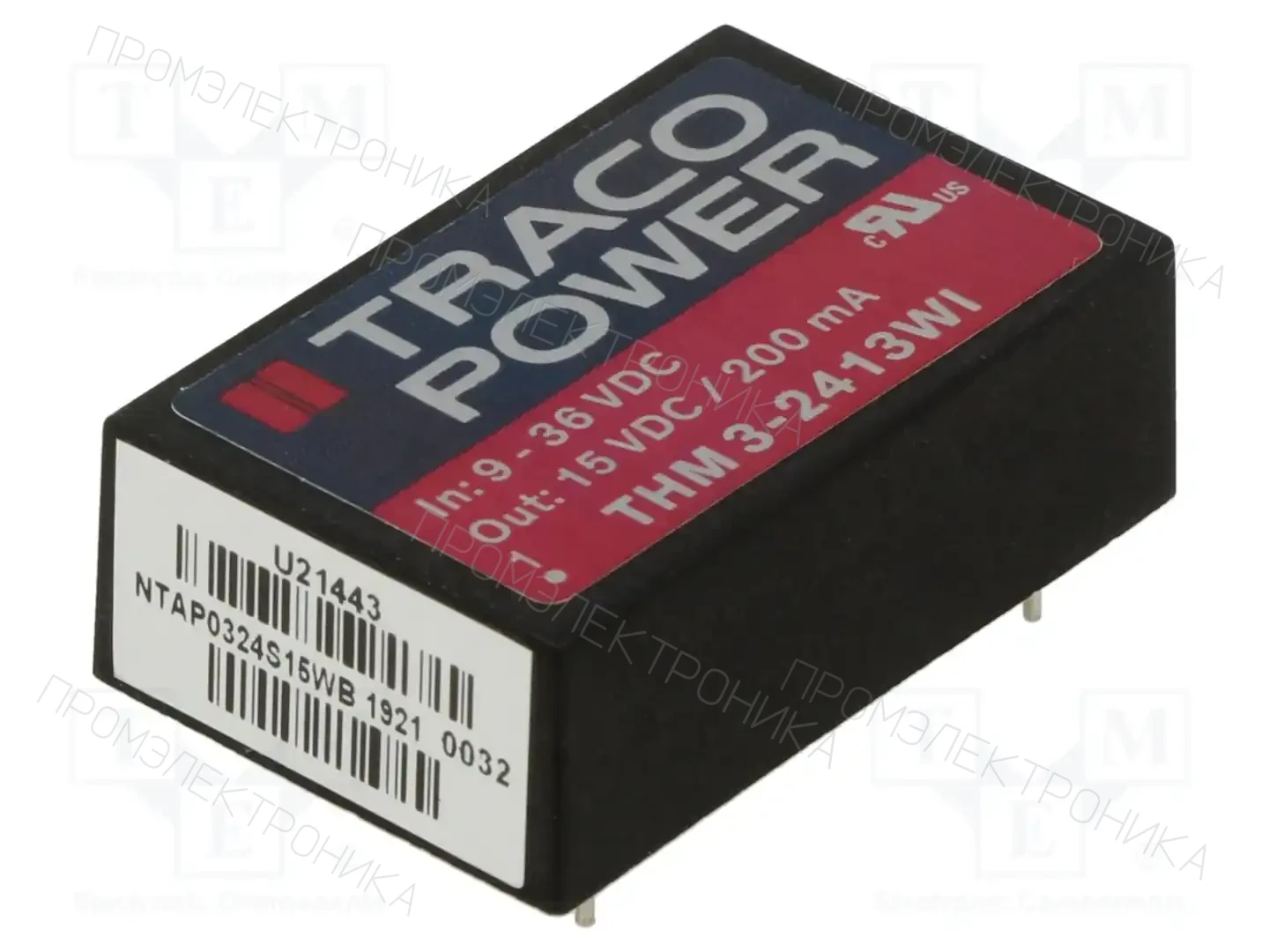 TRACO POWER THM 3-2413WI — Преобразователи DC/DC