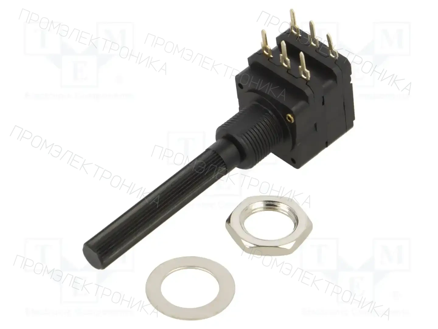 PIHER PC16DH10IP06502A2020TA — Потенциометры однооборотные угольные
