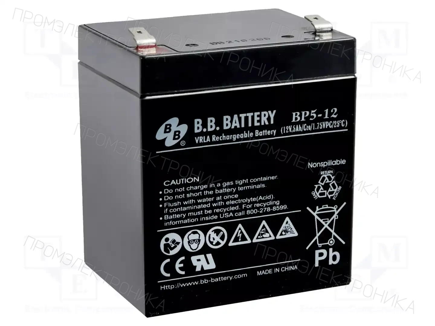 B.B. Battery BP 5-12 — Аккумуляторы кислотные