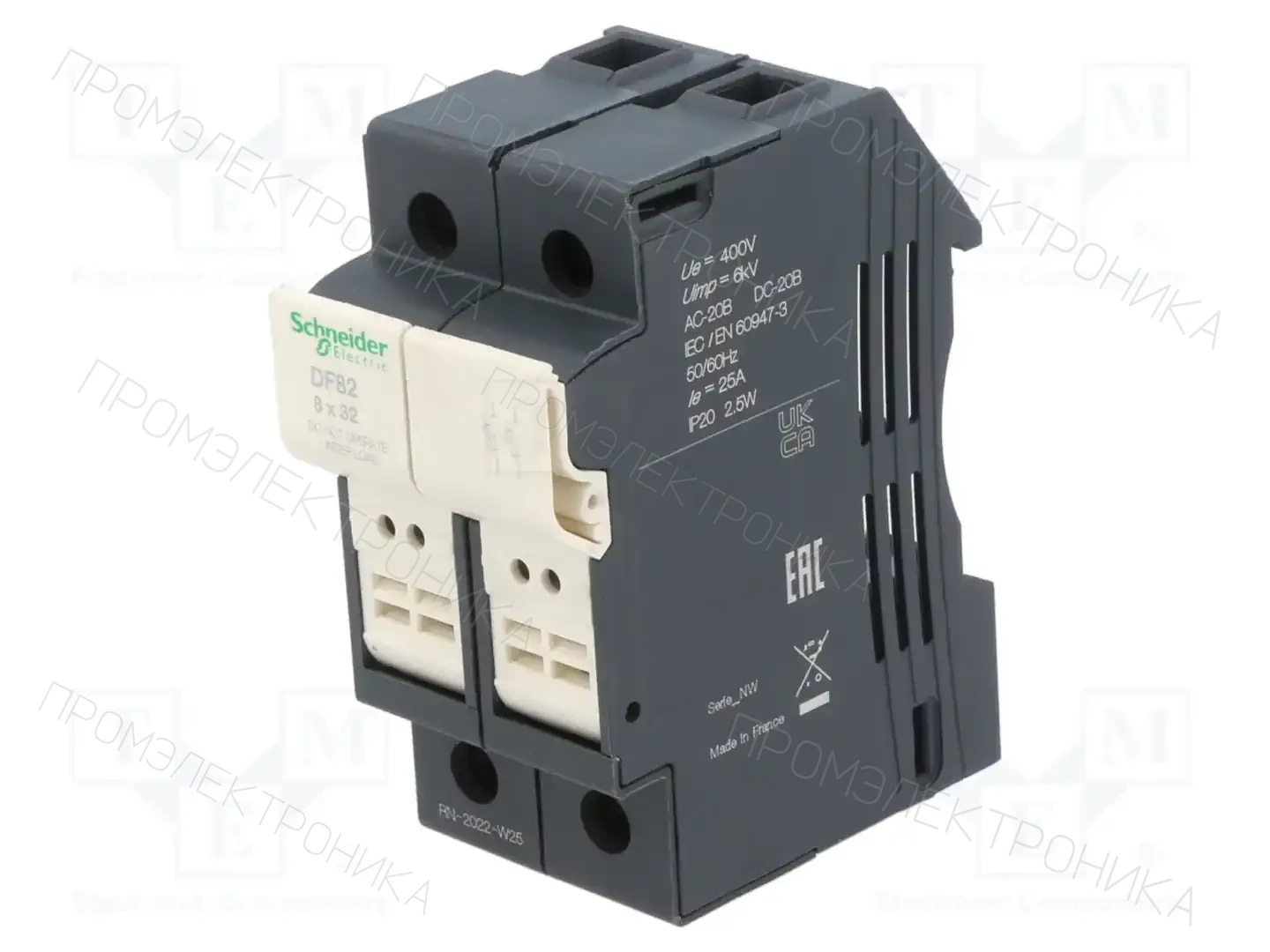 SCHNEIDER ELECTRIC DF82 — Гнезда предохранительные на DIN-рейку