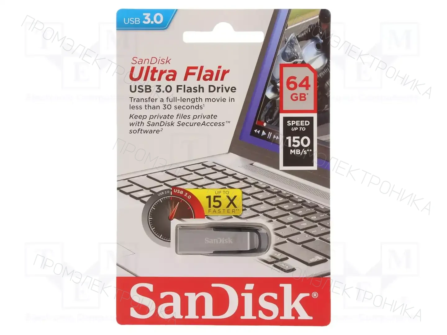 SANDISK SDCZ73-064G-G46 — Флеш-накопители