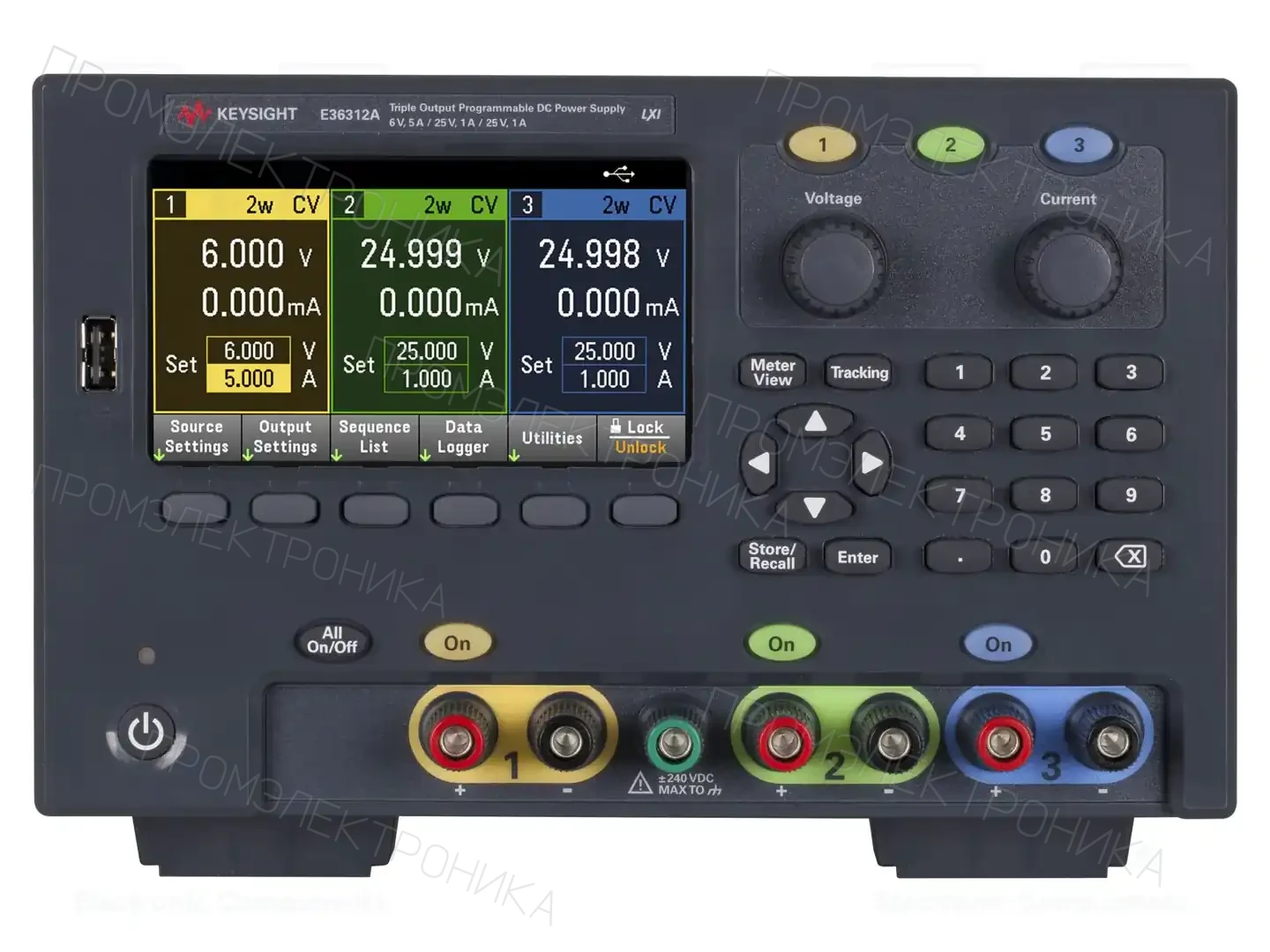 KEYSIGHT E36312A — Блоки питания многоканальные