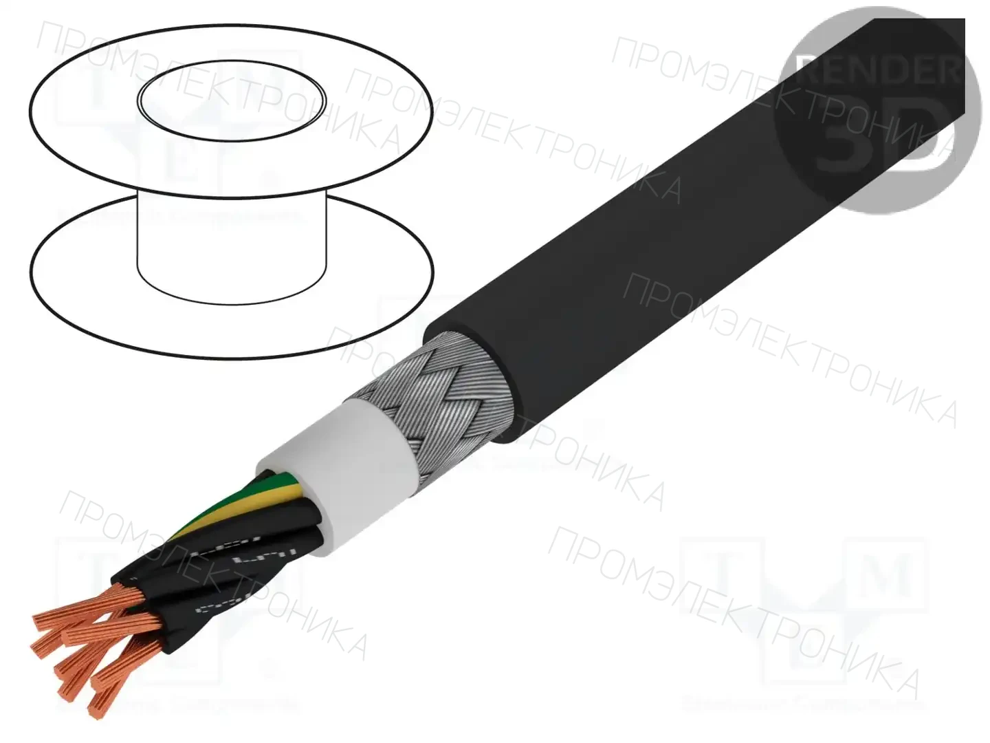 BITNER S66601 — Провода многожильные экранированные