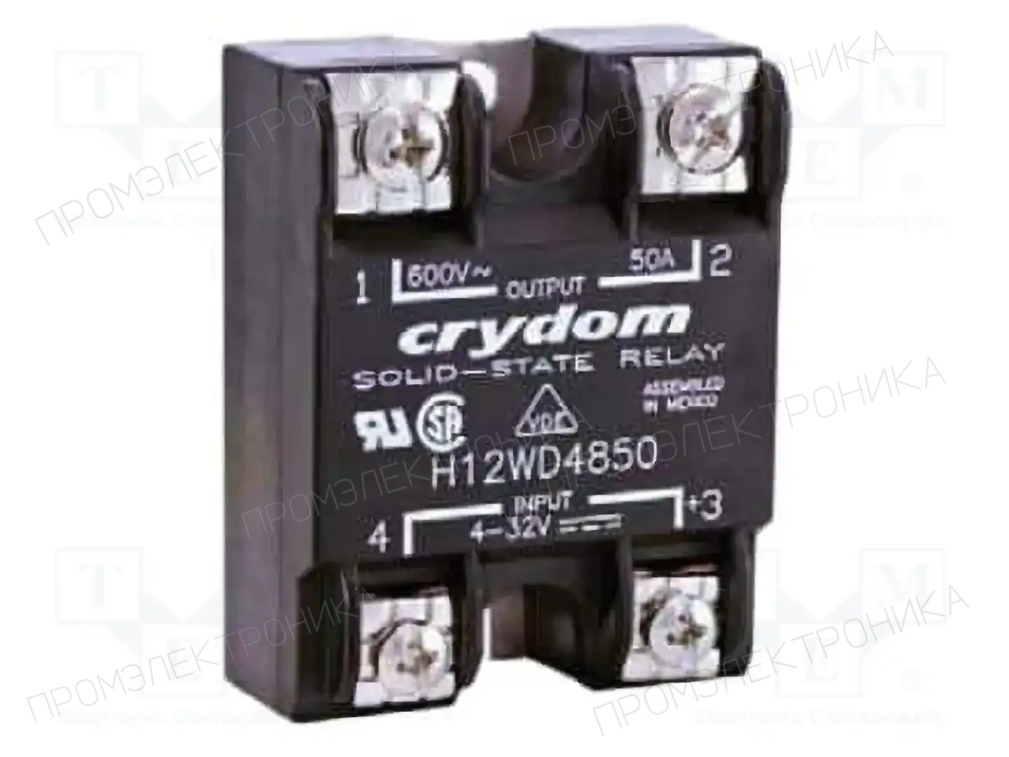 SENSATA / CRYDOM H12D4890K — Реле SSR однофазные
