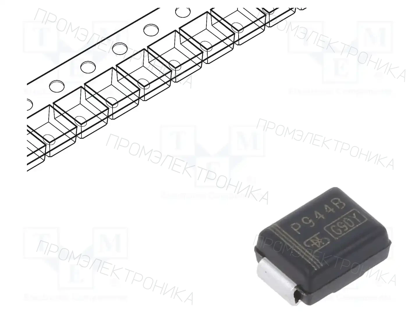 TAIWAN SEMICONDUCTOR 1PGSMB5944 — Стабилитроны SMD