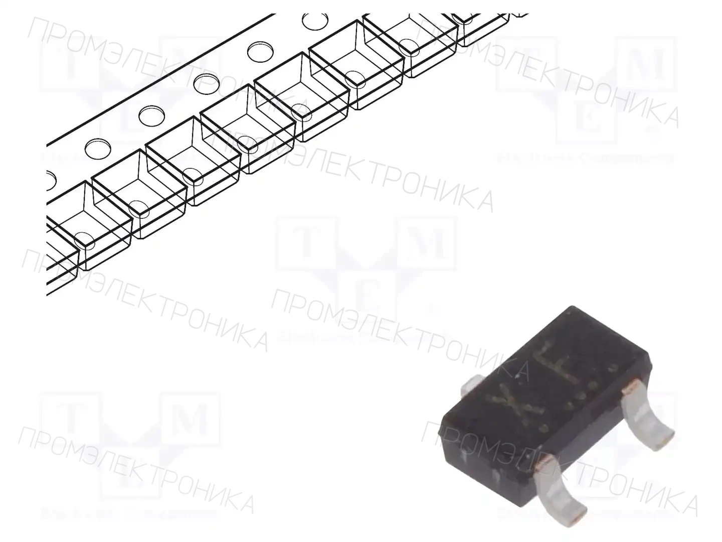 TOSHIBA RN1406(TE85L,F) — Транзисторы NPN SMD
