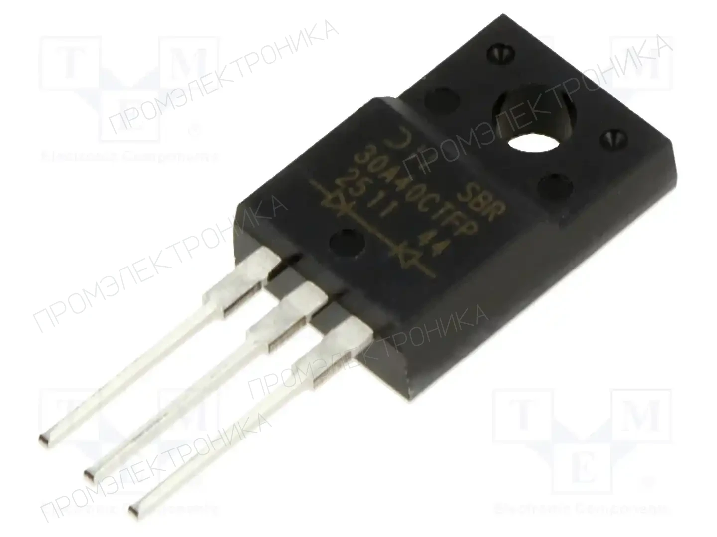 DIODES INCORPORATED SBR30A40CTFP — Универсальные диоды THT