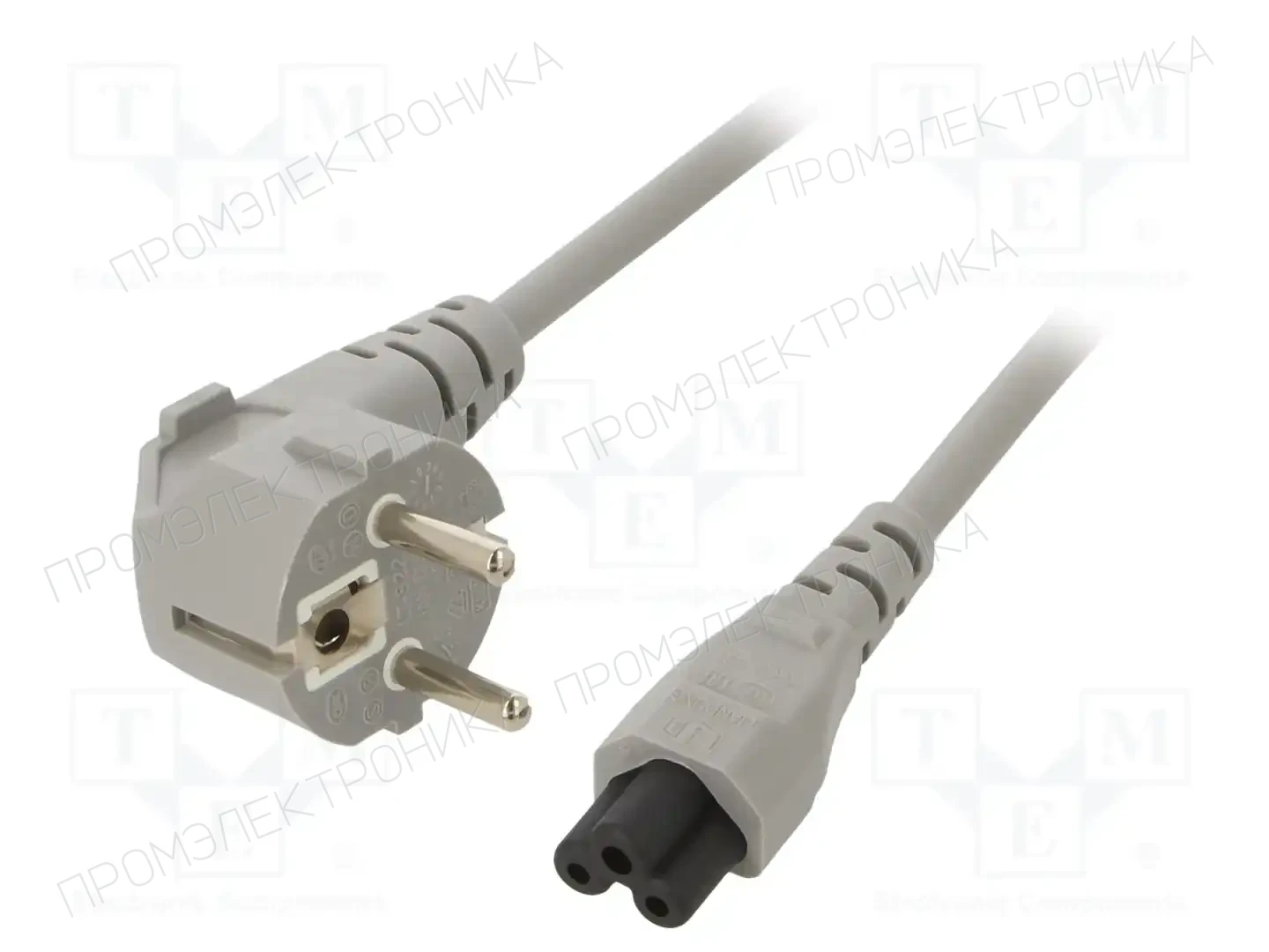 LIAN DUNG LT-322+535 H05VV-F 0.75/3C GRY 1.5M — Кабели питания компьютерные и универс