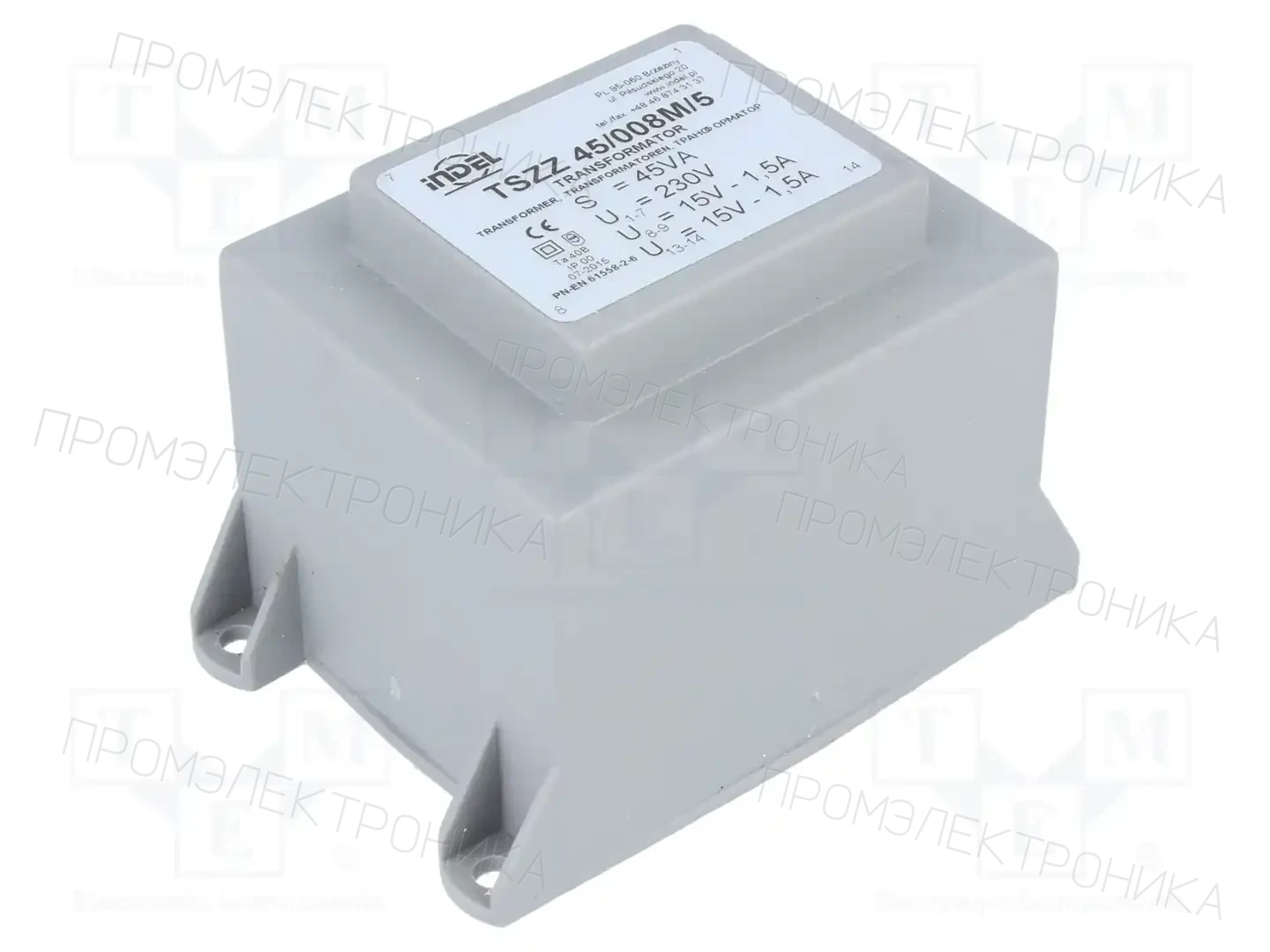 INDEL TSZZ45/008M/5 — Трансформаторы PCB