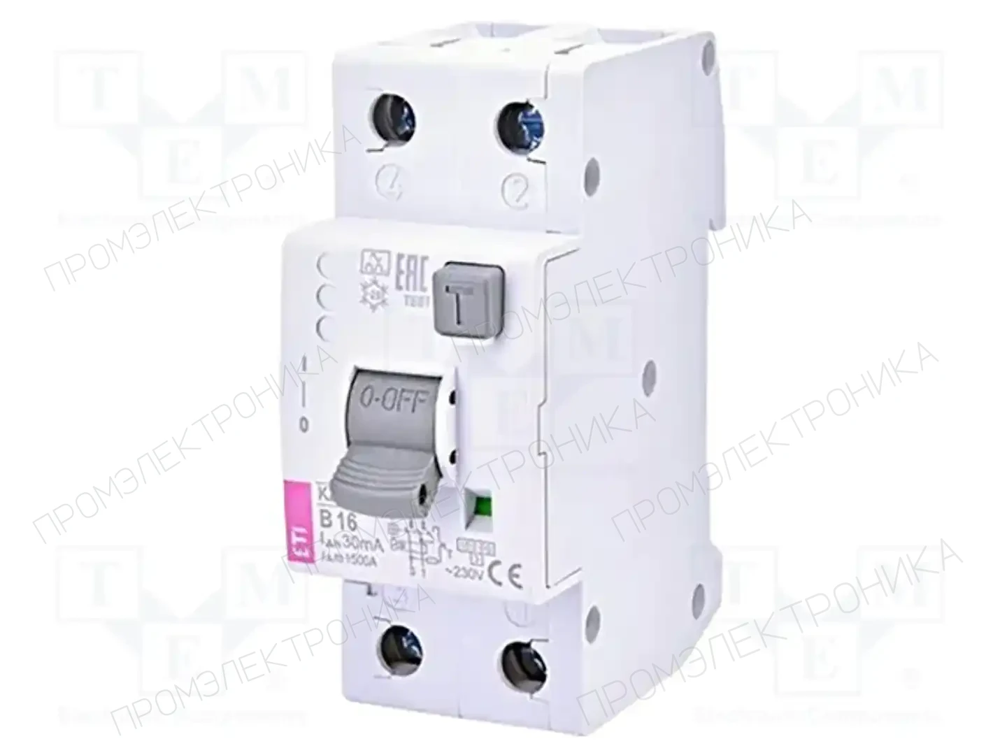 ETI POLAM KZS-2M2P A C10/0.03 — Дифференциальные выключатели