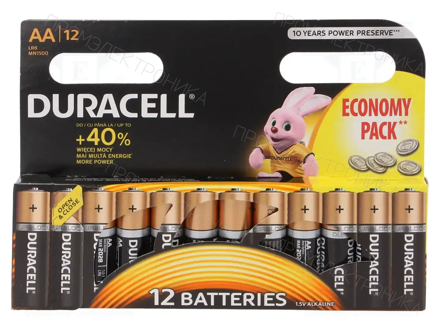 DURACELL LR6/AA/MN1500(K12) ECONOMY PACK — Батареи