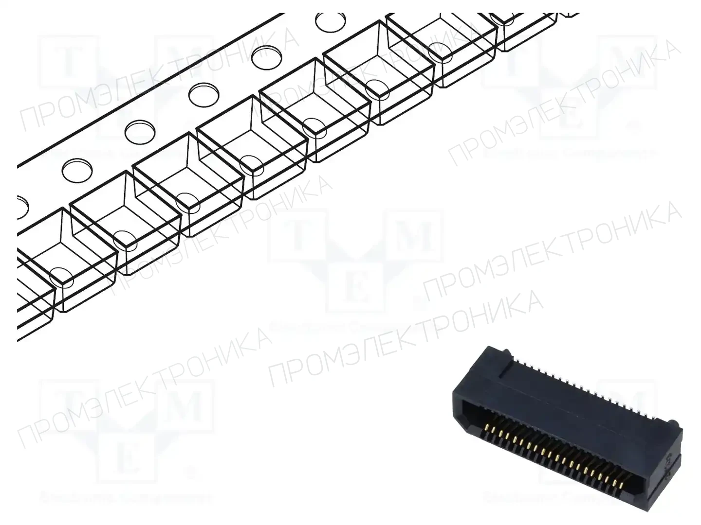 SAMTEC ERF8-020-07.0-S-DV-K-TR — Разъeмы пластина - пластина