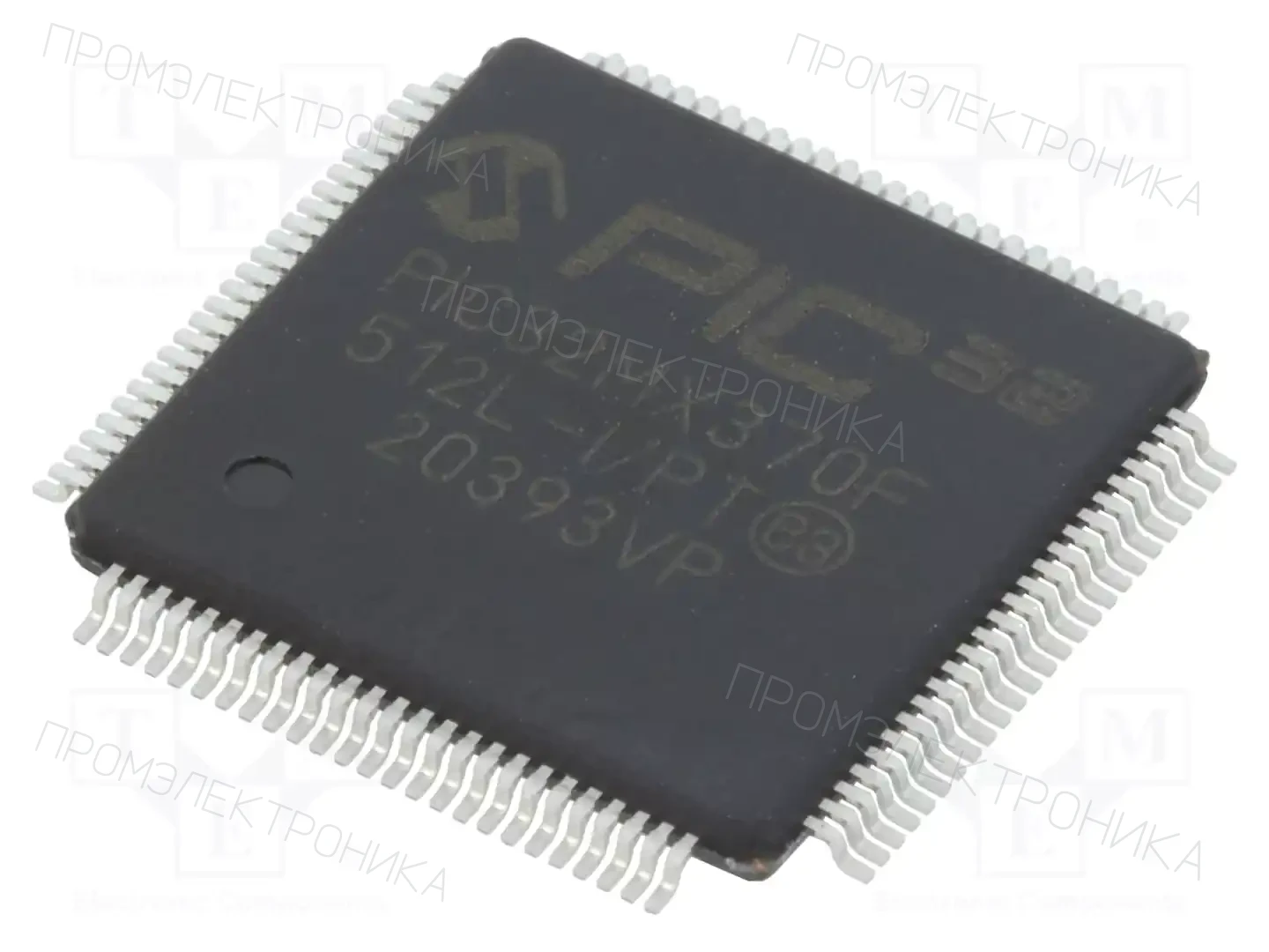 Microchip Technology PIC32MX370F512L-I/PT — Линейка PIC32 32-bit
