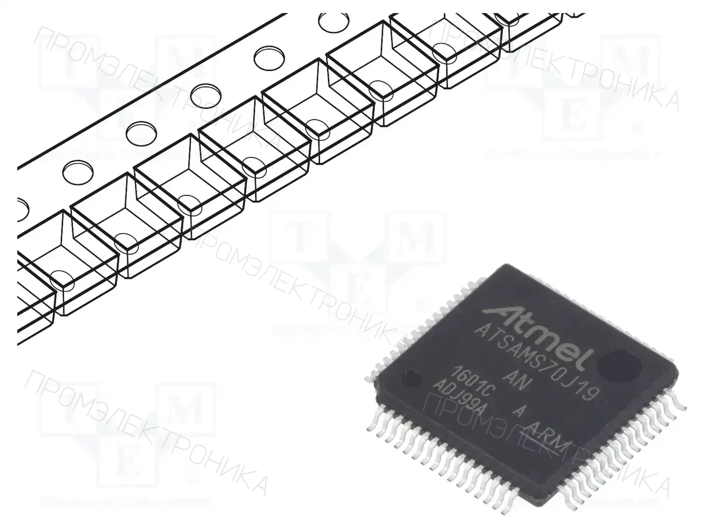 Microchip Technology ATSAMS70J19A-AN — Линейка ARM 32-bit