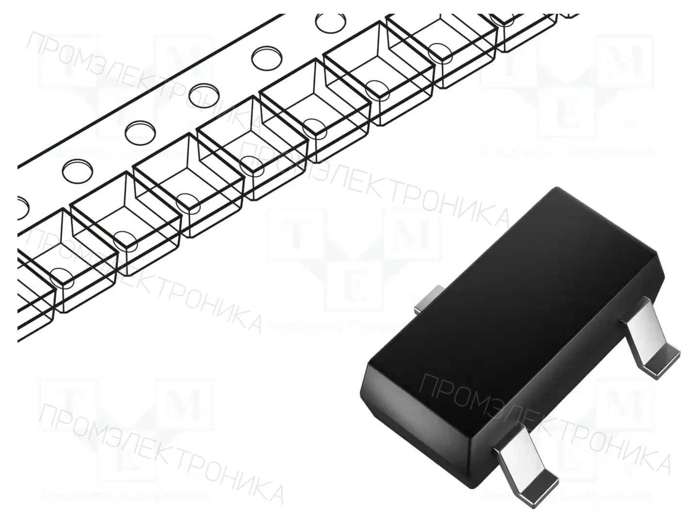 onsemi SZMMBZ20VALT1G — Диоды защитные - сборки