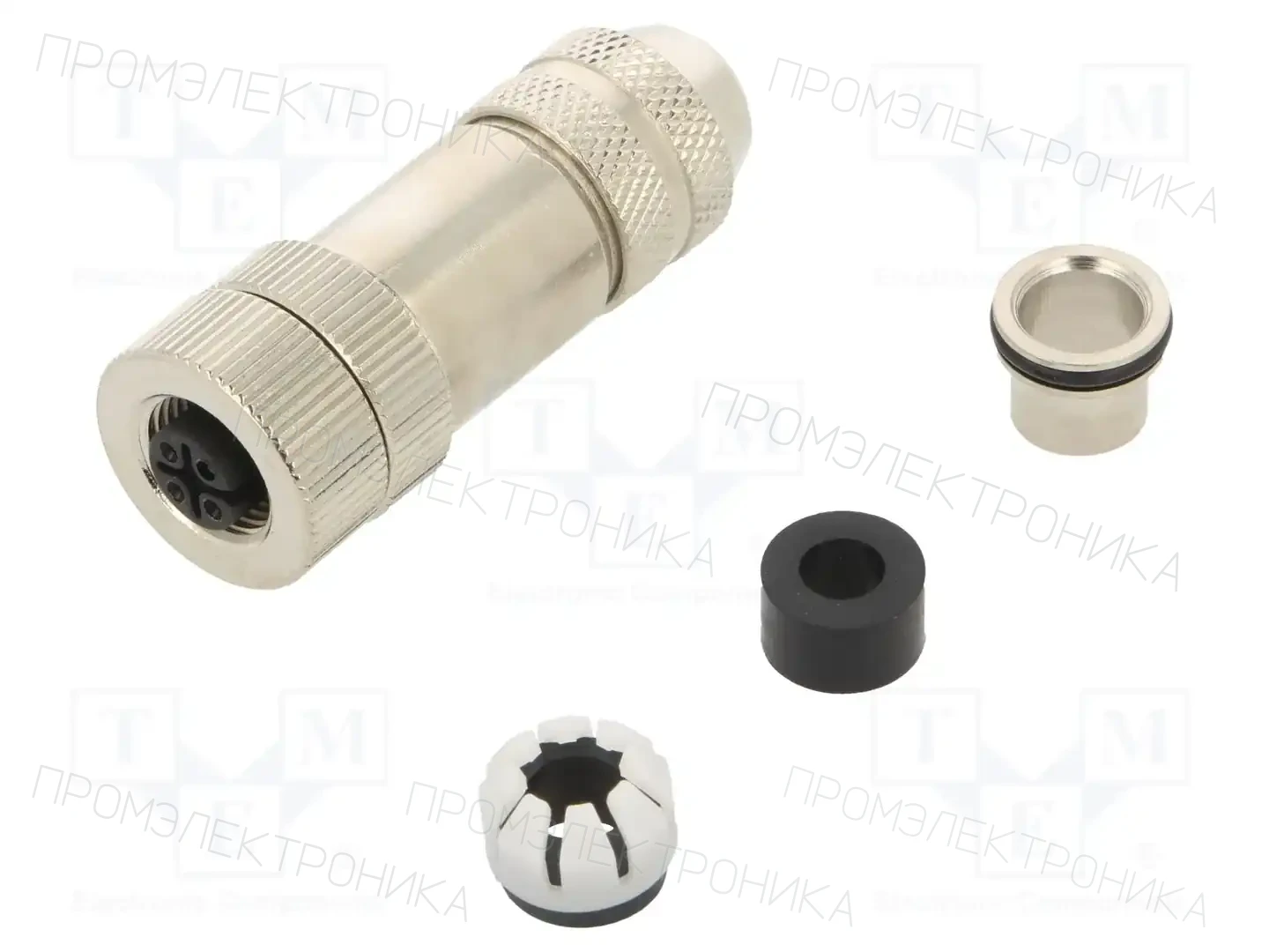 DEGSON ELECTRONICS PBSH-M12A-04P-FF-SL7001-00Z(H) — Вилки и гнезда M12